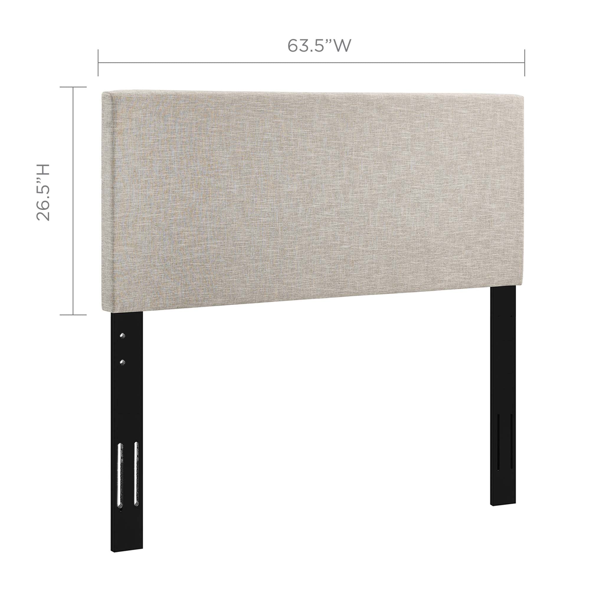 Taylor Upholstered Linen Fabric Full / Queen Headboard by Modway - Best Buy Furniture
