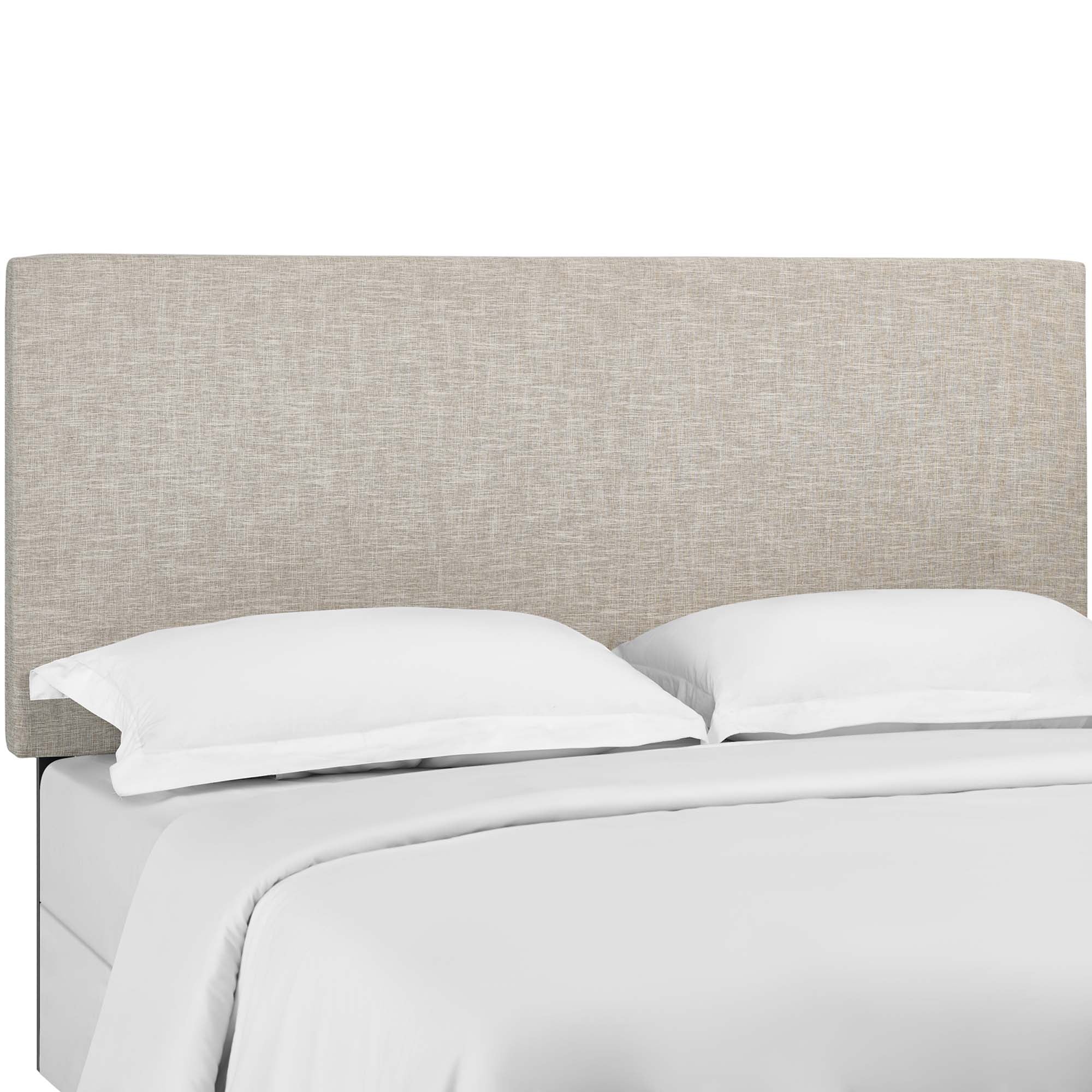 Taylor Upholstered Linen Fabric King and California King Headboard by Modway - Best Buy Furniture