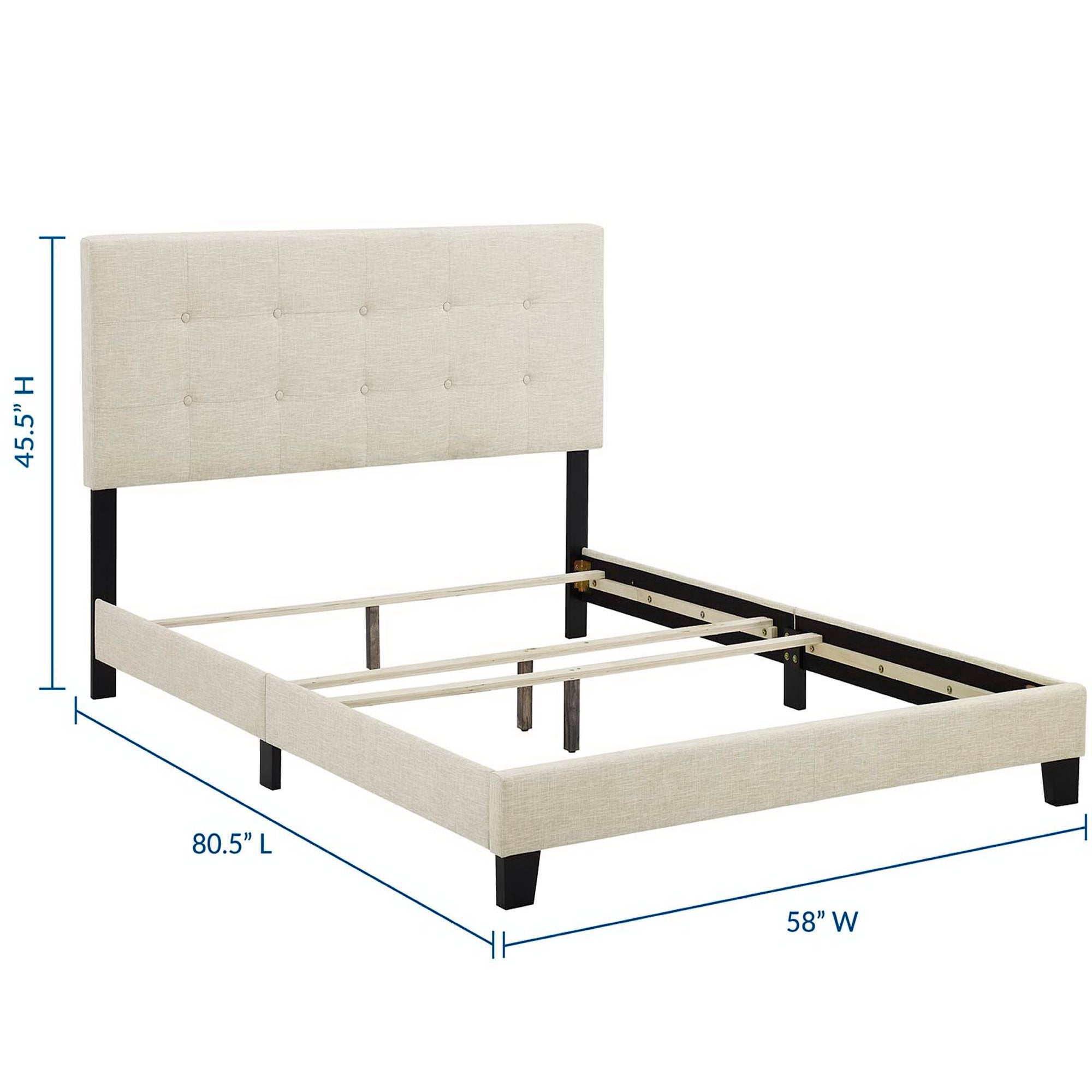 Amira Upholstered Fabric Full Bed by Modway - Best Buy Furniture