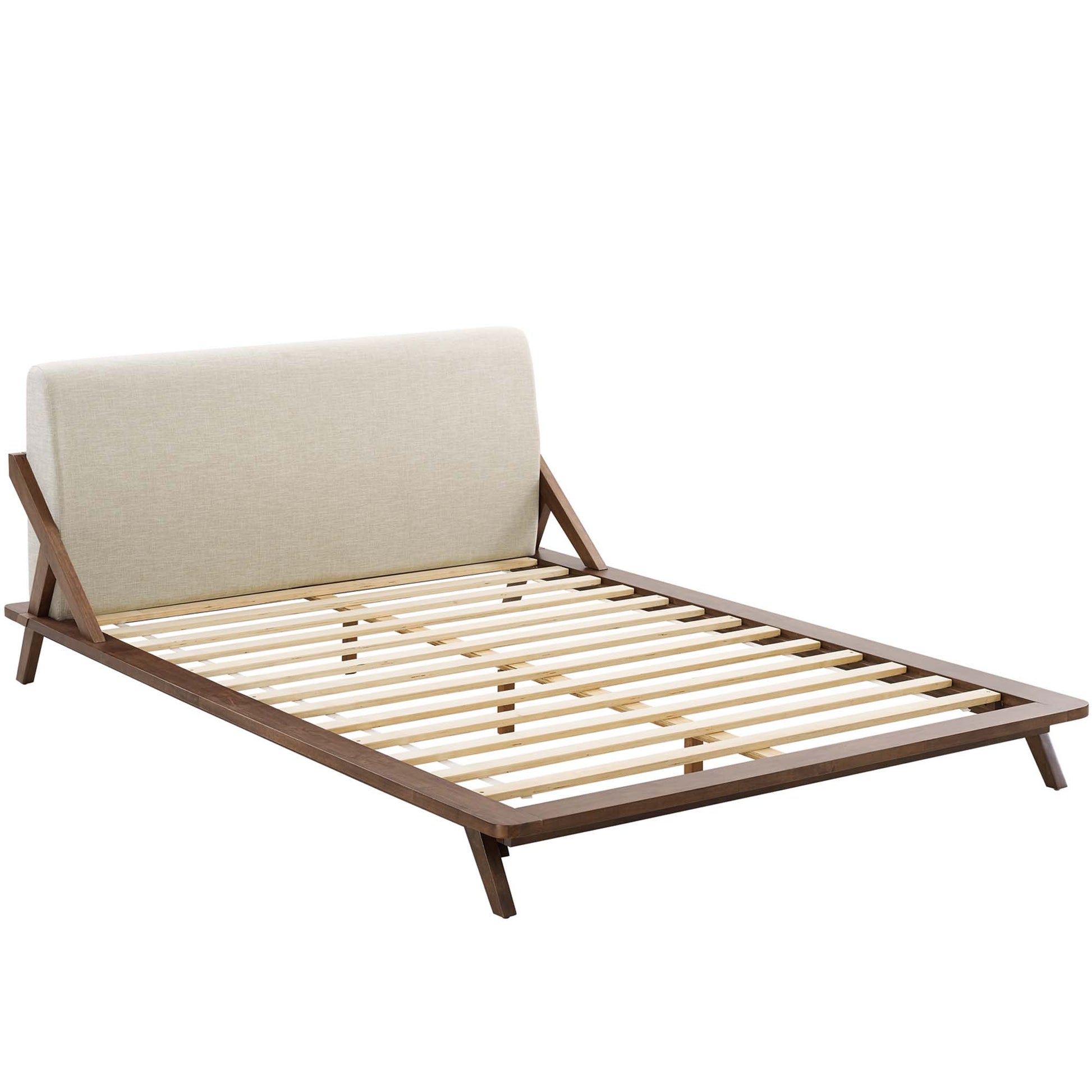Luella Upholstered Fabric Queen Platform Bed by Modway - Best Buy Furniture