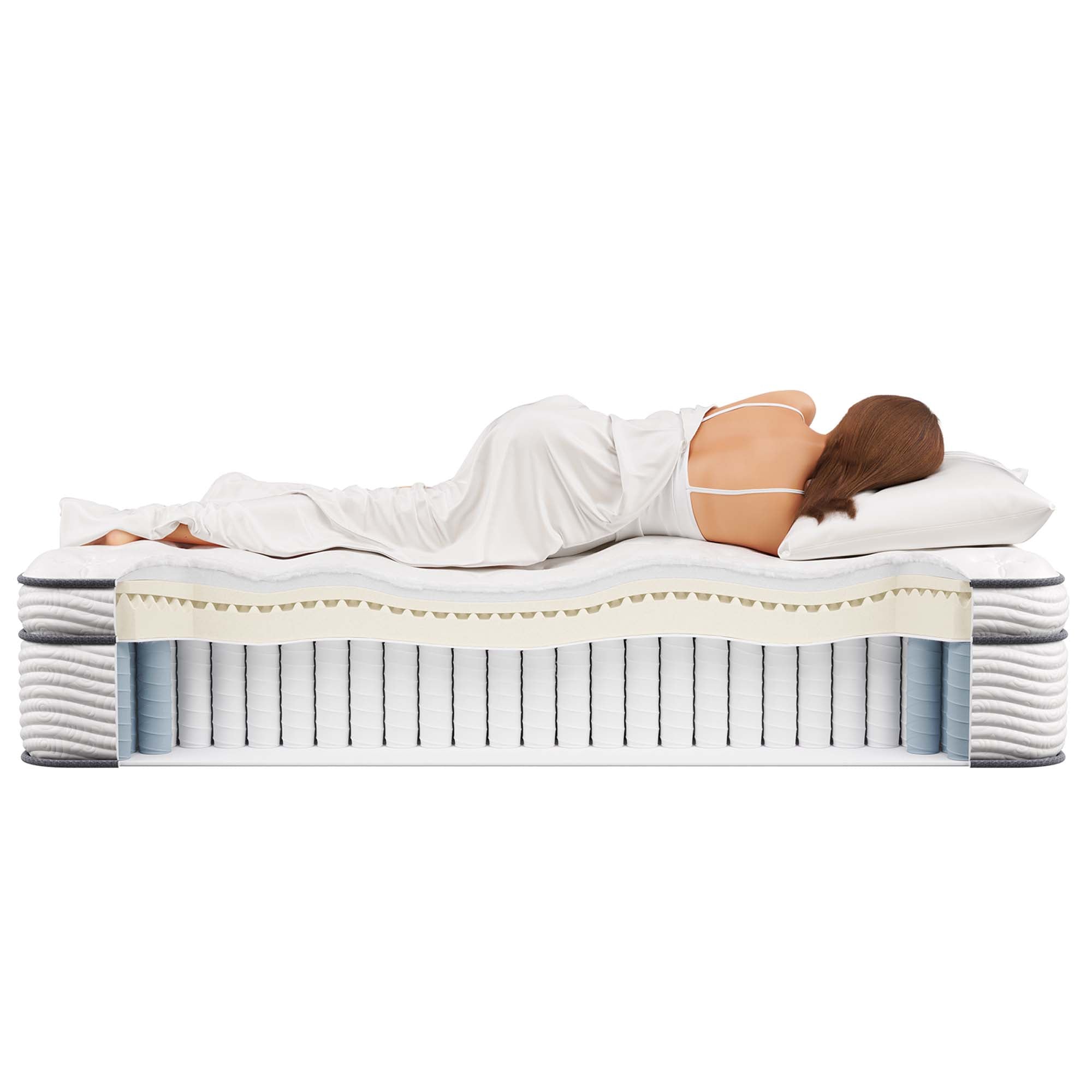 Jenna 14" Innerspring and Foam Twin Mattress by Modway - Best Buy Furniture