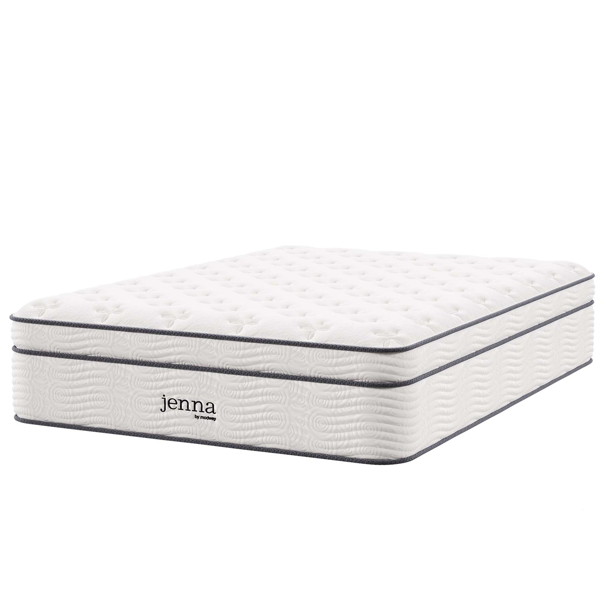 Jenna 14" Innerspring and Foam Full Mattress by Modway - Best Buy Furniture