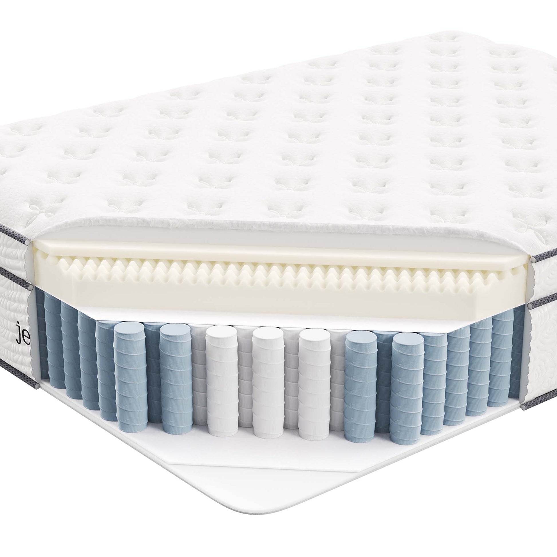 Jenna 14" Innerspring and Foam Full Mattress by Modway - Best Buy Furniture