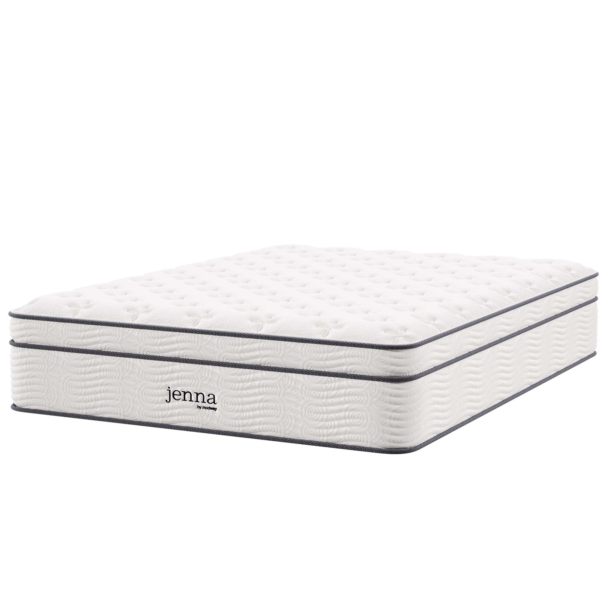 Jenna 14" Innerspring and Foam Queen Mattress by Modway - Best Buy Furniture