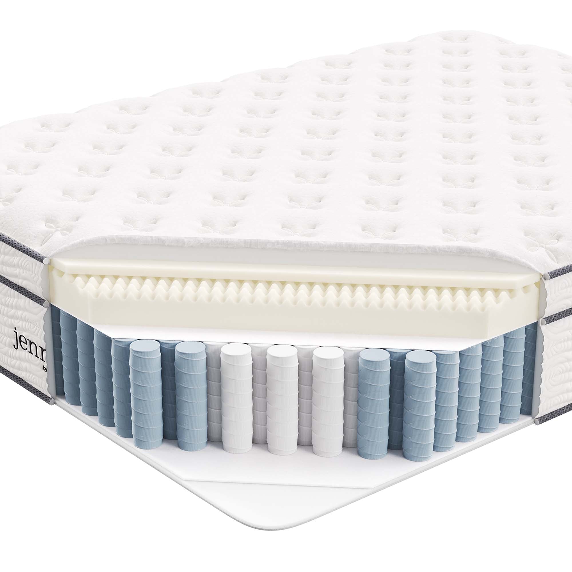 Jenna 14" Innerspring and Foam Queen Mattress by Modway - Best Buy Furniture