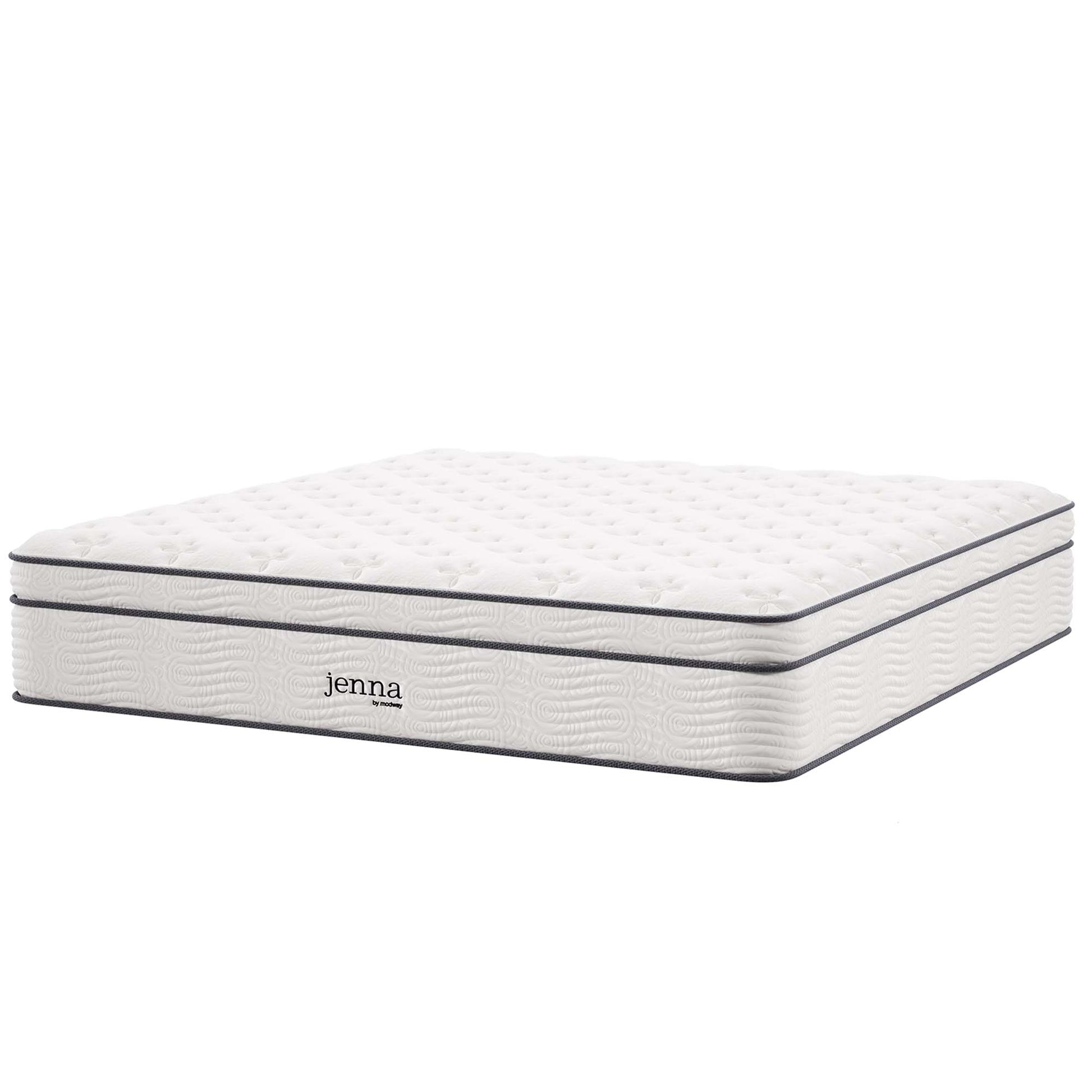 Jenna 14" Innerspring and Foam King Mattress by Modway - Best Buy Furniture