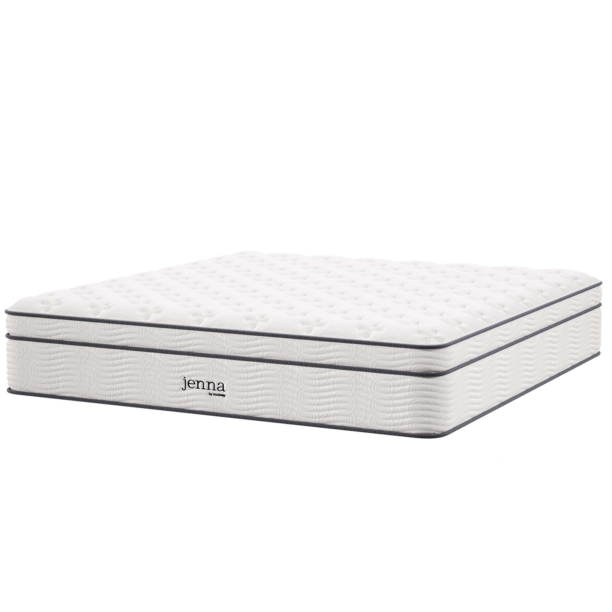 Jenna 14" Innerspring and Foam King Mattress by Modway - Best Buy Furniture