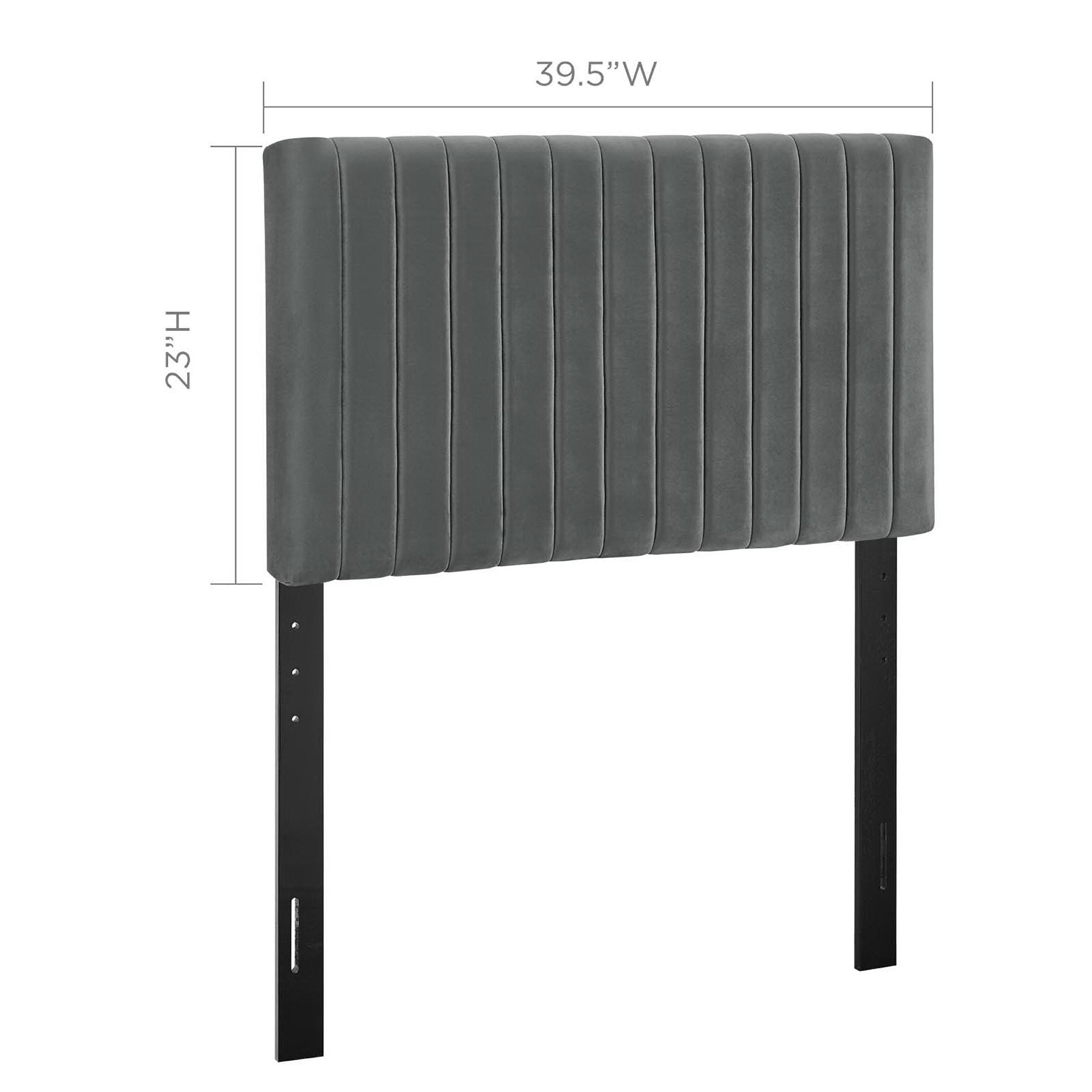 Keira Performance Velvet Twin Headboard by Modway - Best Buy Furniture