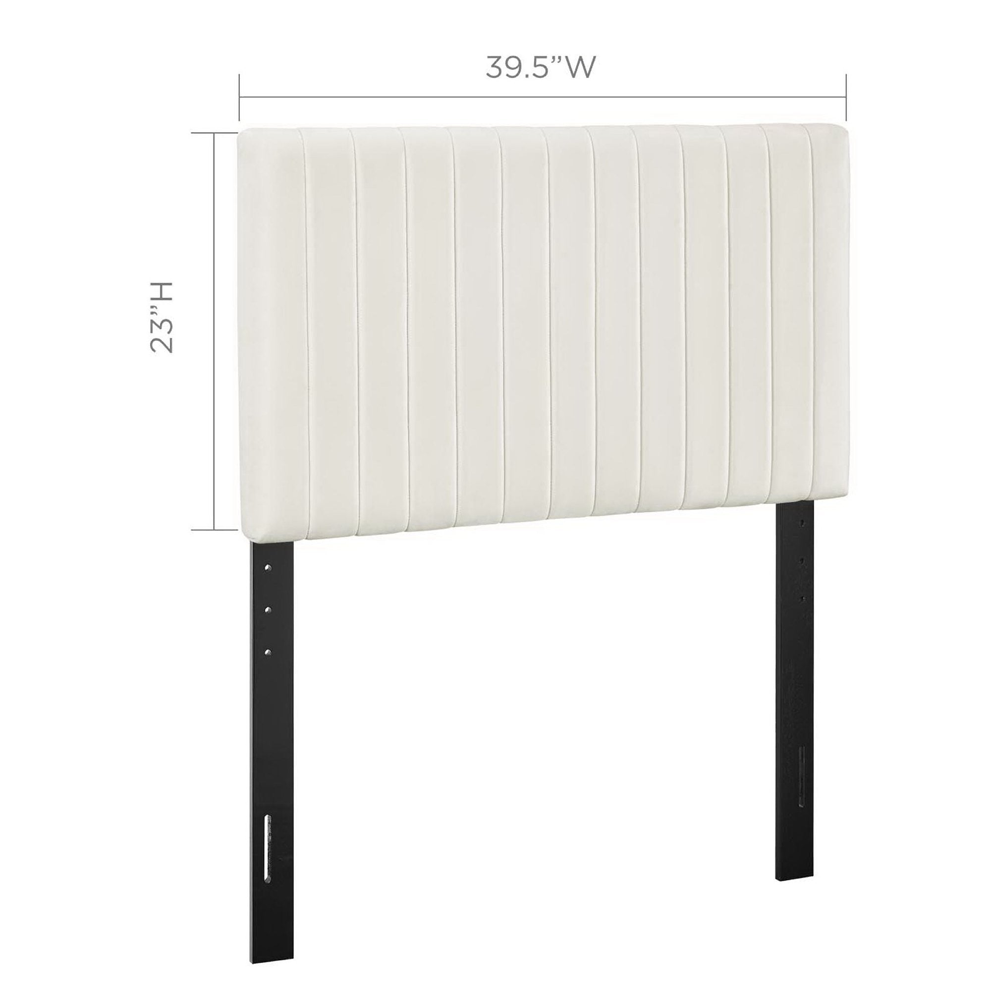 Keira Performance Velvet Twin Headboard by Modway - Best Buy Furniture