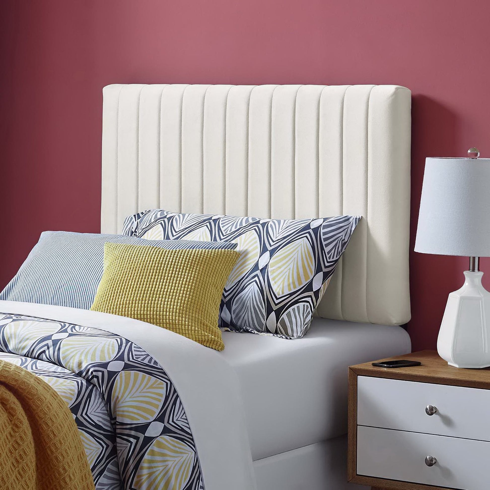 Keira Performance Velvet Twin Headboard by Modway - Best Buy Furniture