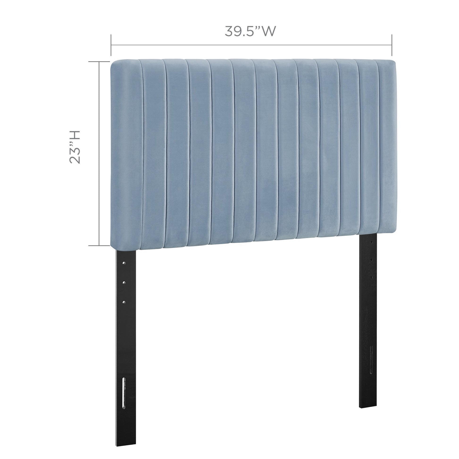 Keira Performance Velvet Twin Headboard by Modway - Best Buy Furniture