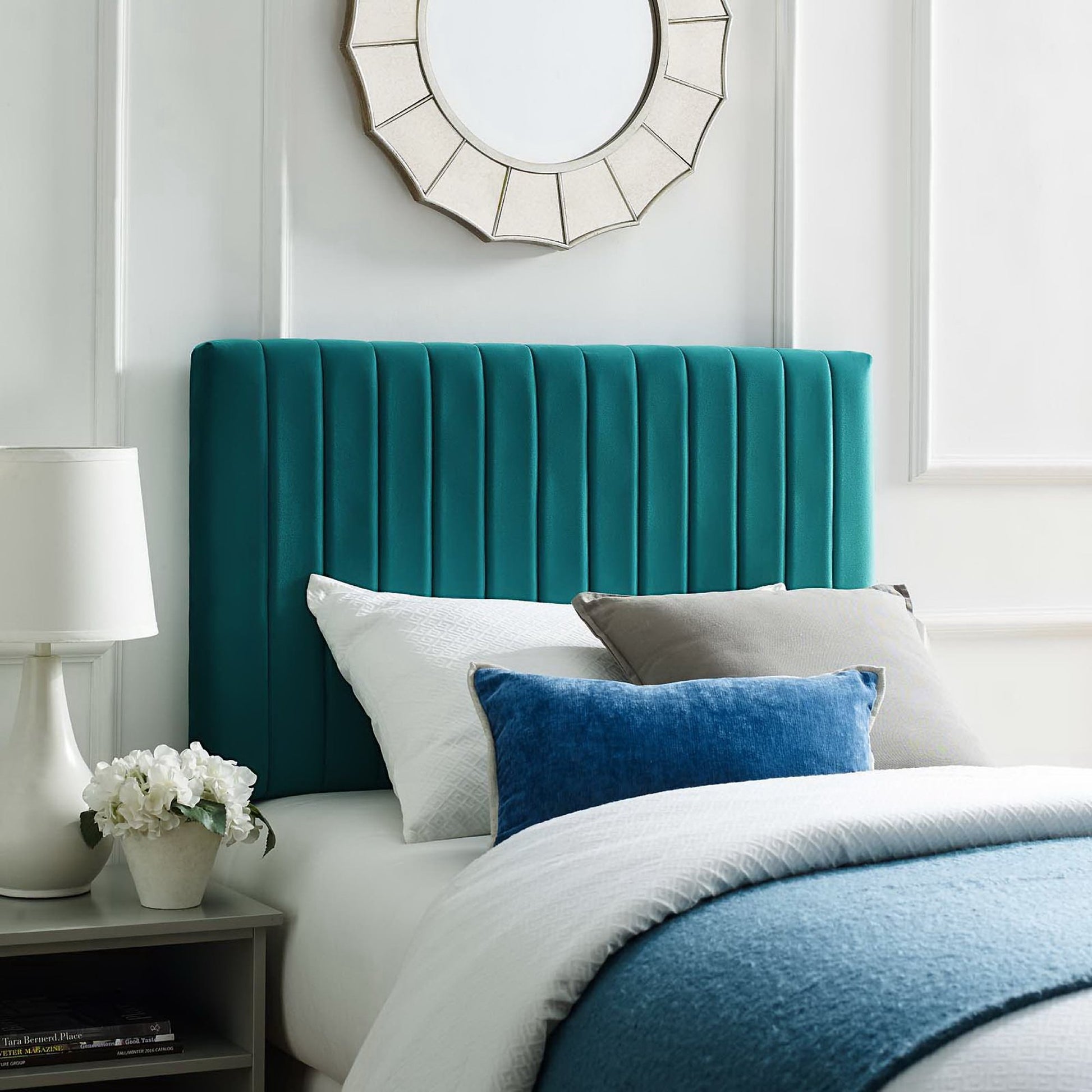 Keira Performance Velvet Twin Headboard by Modway - Best Buy Furniture