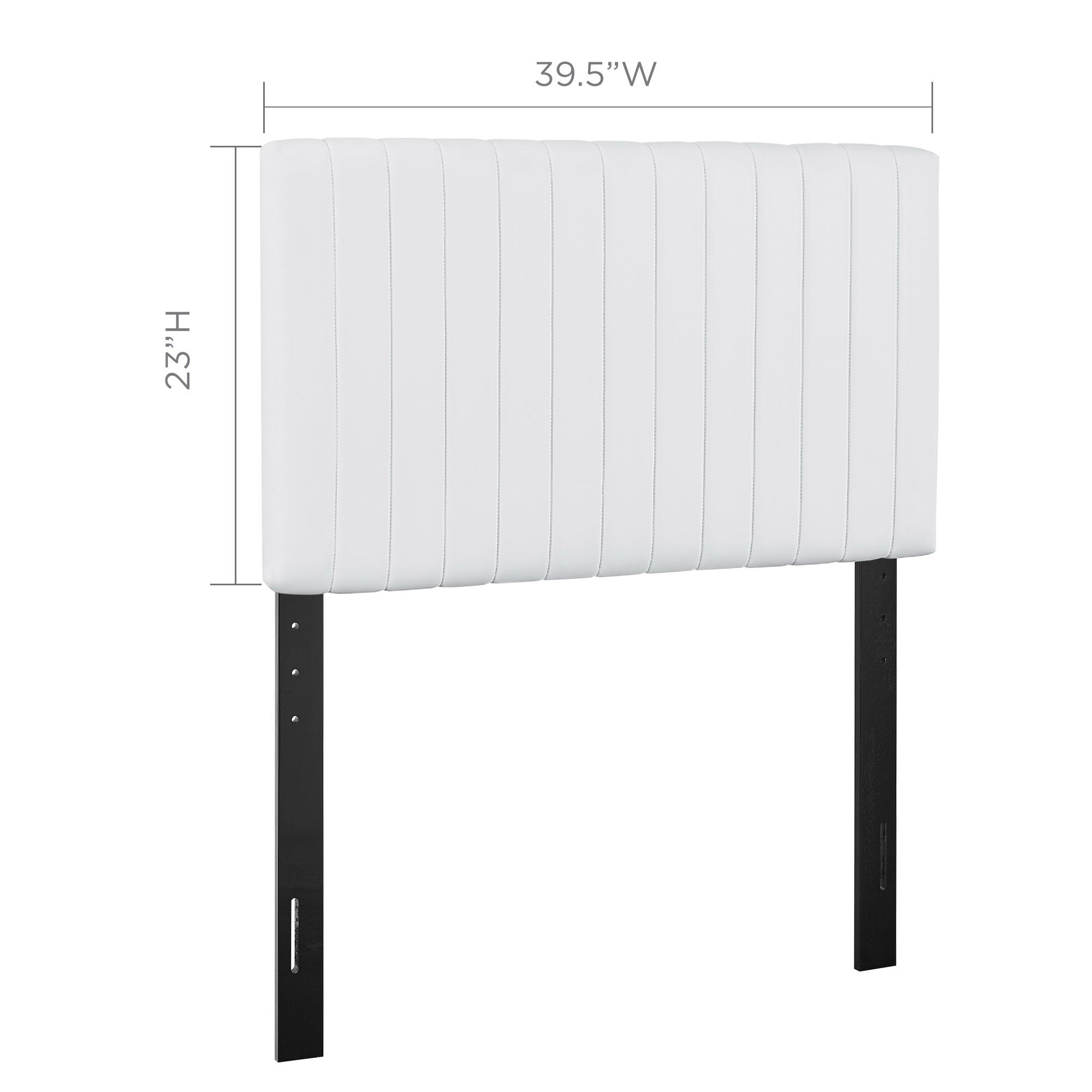 Keira Faux Leather Twin Headboard by Modway - Best Buy Furniture