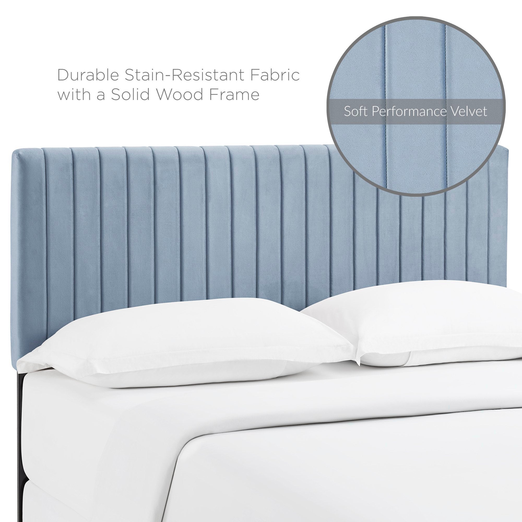 Keira Performance Velvet Full / Queen Headboard by Modway - Best Buy Furniture