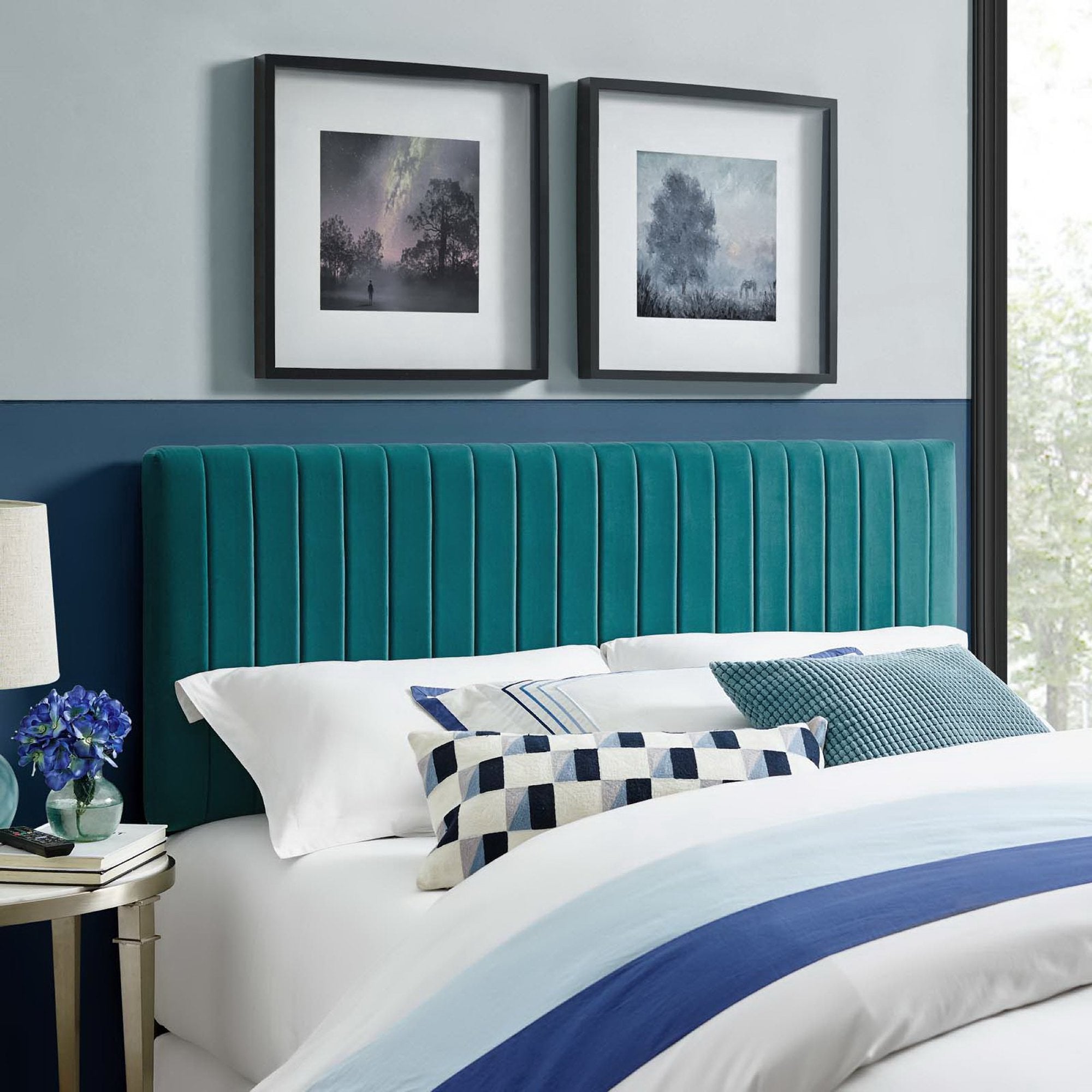 Keira Performance Velvet Full / Queen Headboard by Modway - Best Buy Furniture