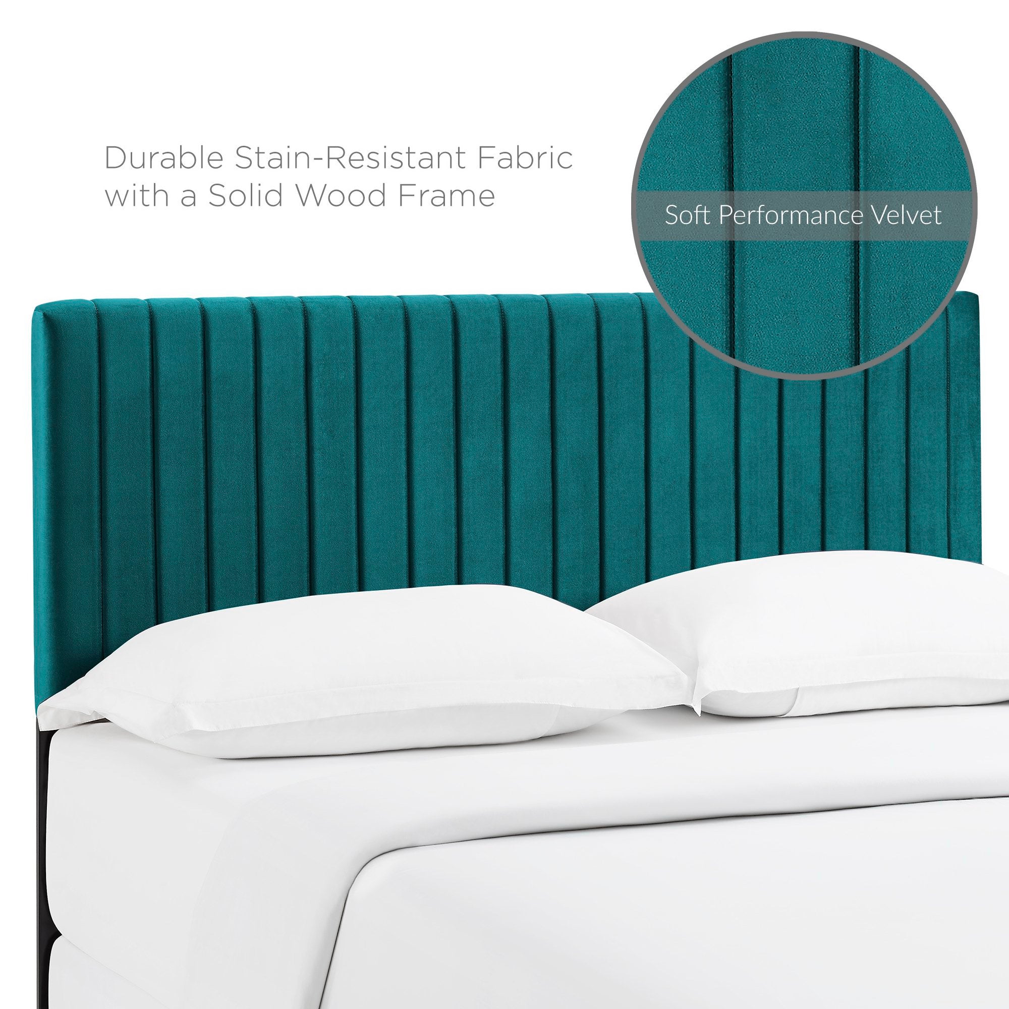 Keira Performance Velvet Full / Queen Headboard by Modway - Best Buy Furniture