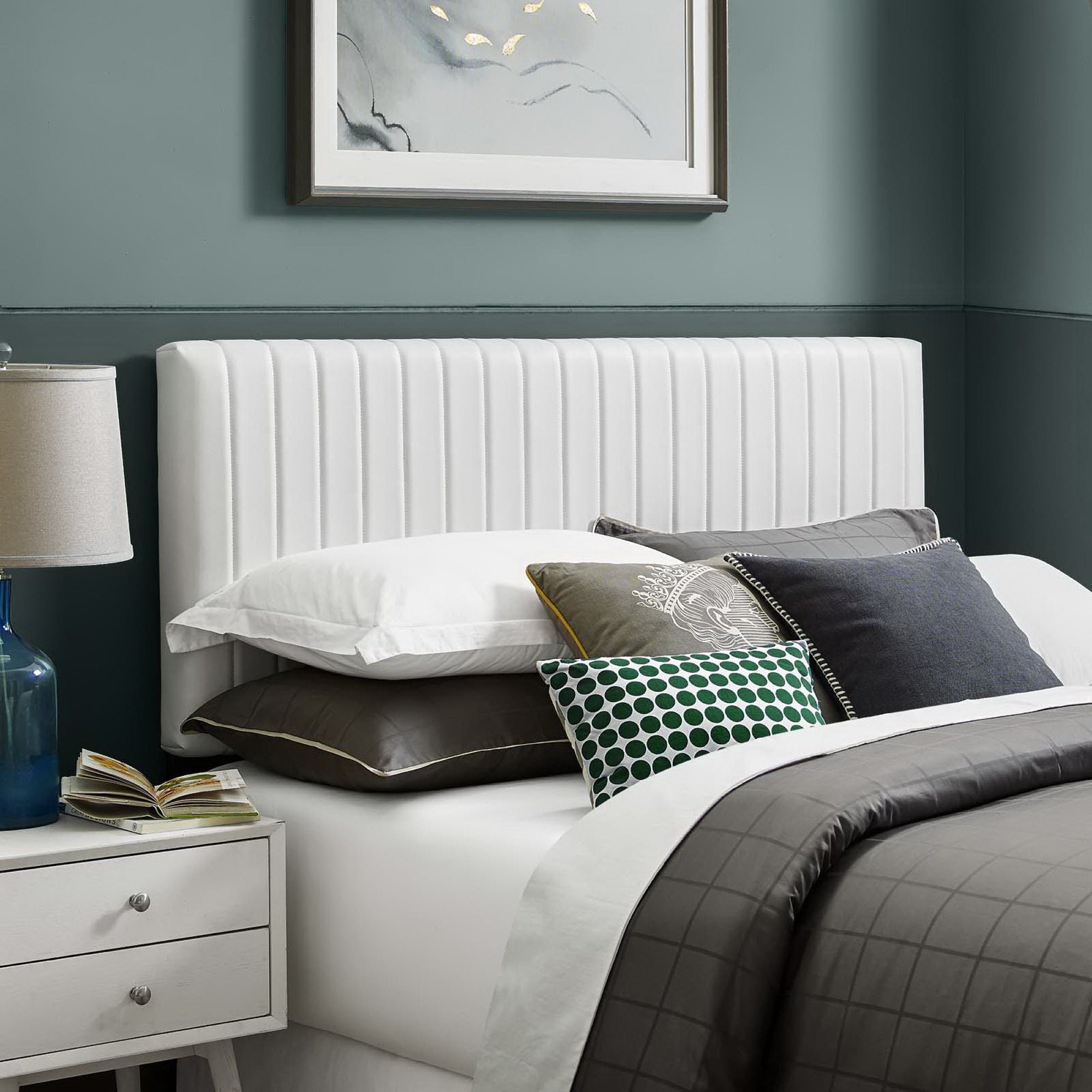 Keira Faux Leather Full / Queen Headboard by Modway - Best Buy Furniture