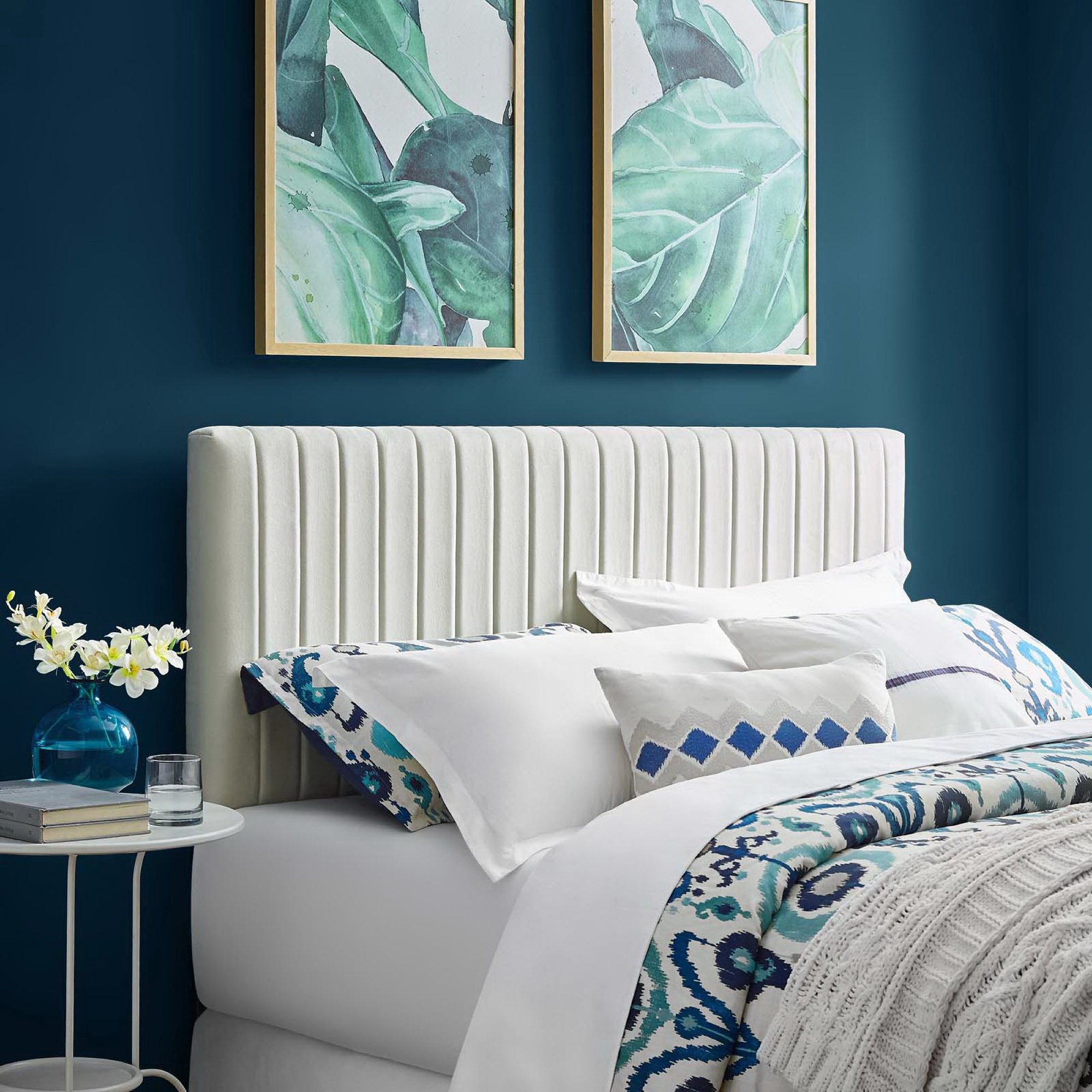 Keira Performance Velvet King/California King Headboard by Modway - Best Buy Furniture