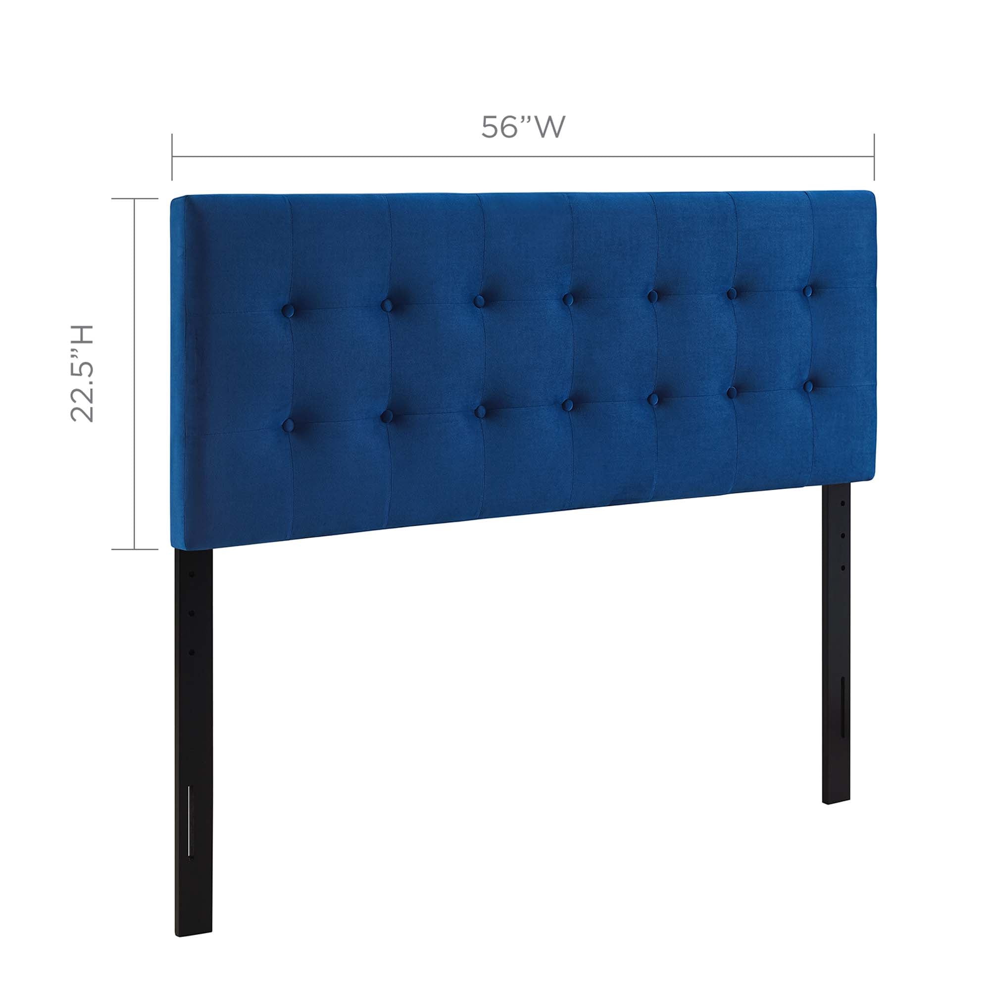 Emily Biscuit Tufted Performance Velvet Full Headboard by Modway - Best Buy Furniture
