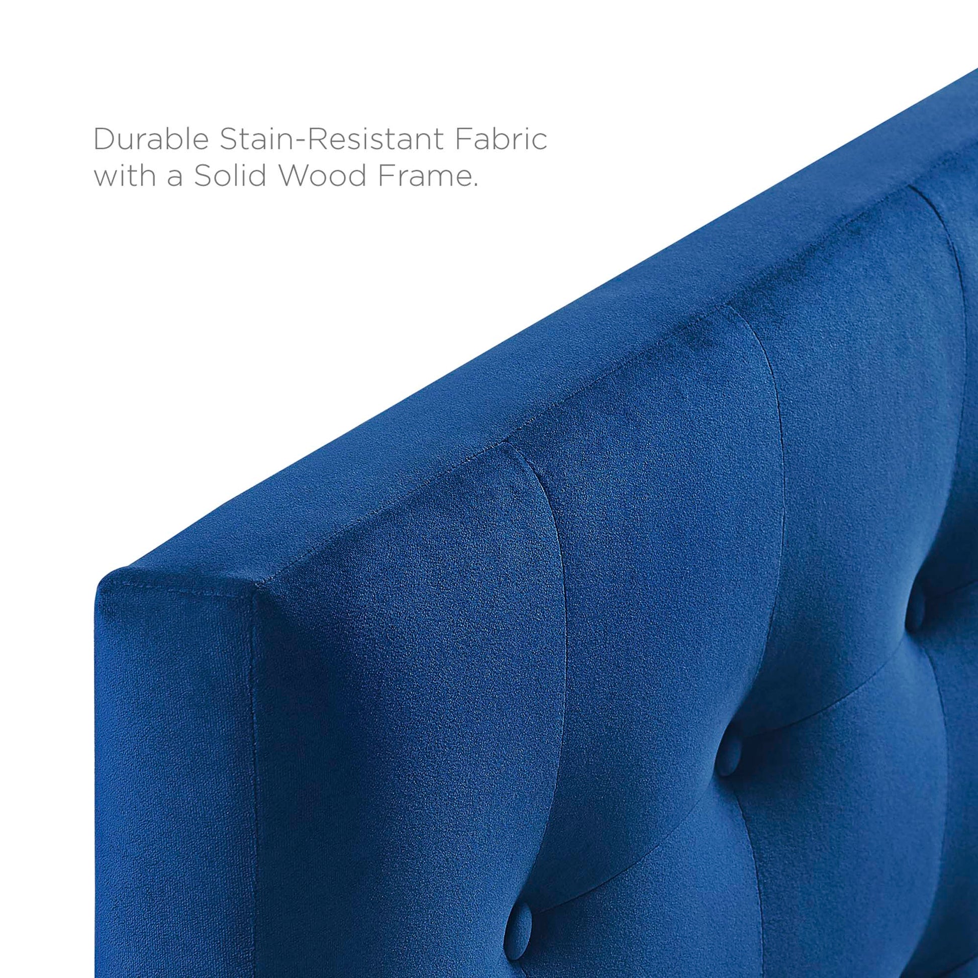 Emily Biscuit Tufted Performance Velvet Full Headboard by Modway - Best Buy Furniture