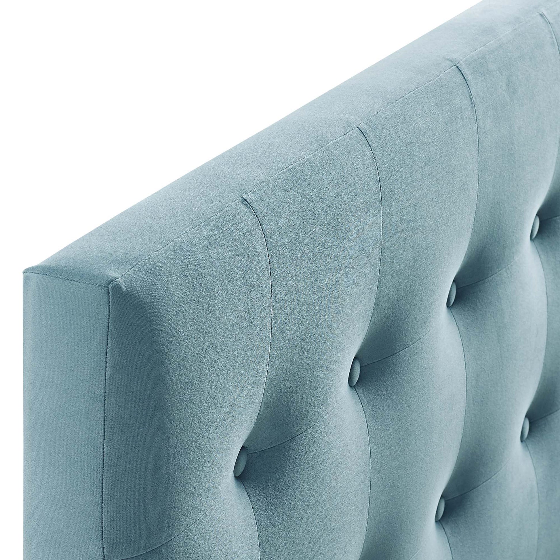 Emily Biscuit Tufted Performance Velvet Queen Headboard by Modway - Best Buy Furniture