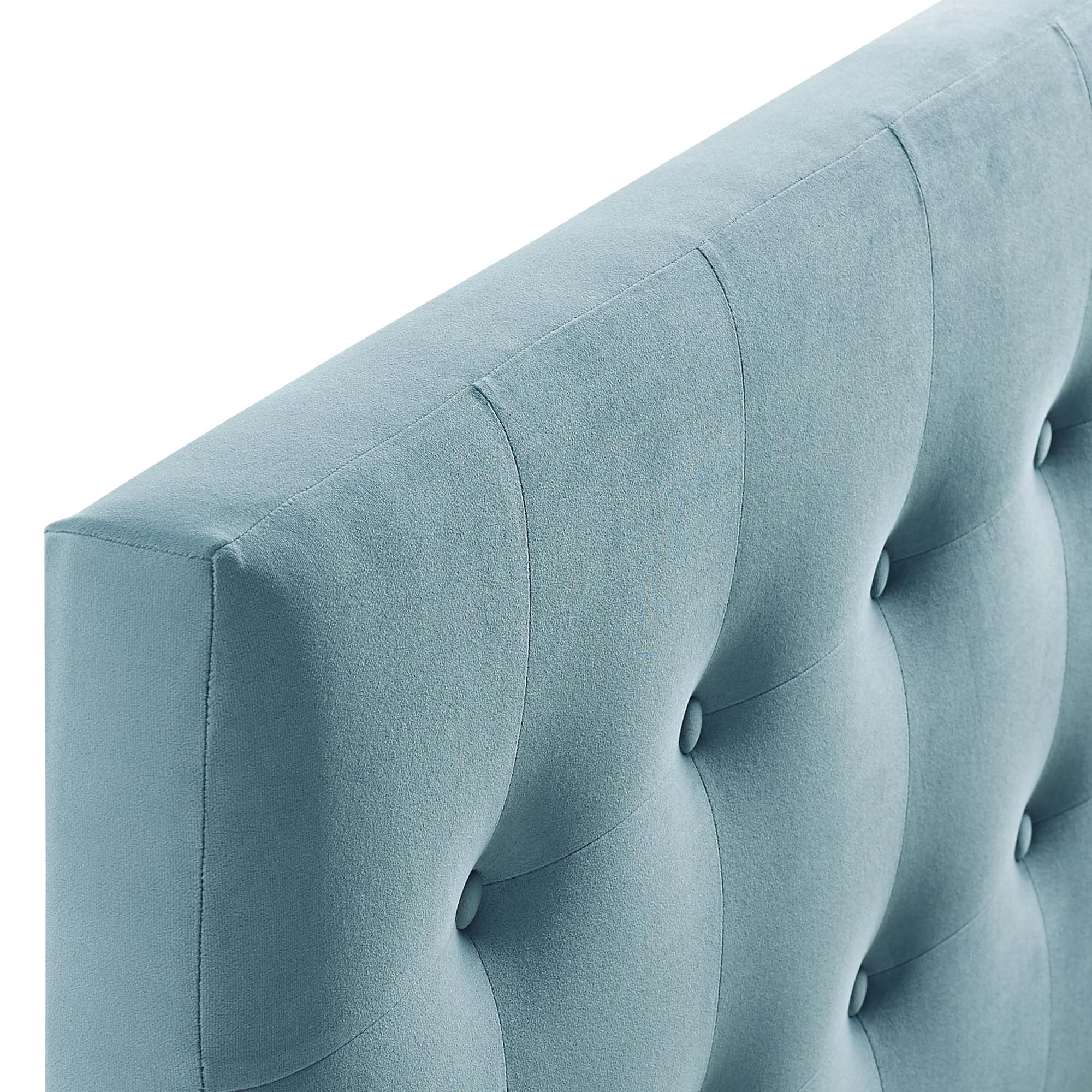 Emily Biscuit Tufted Performance Velvet Queen Headboard by Modway - Best Buy Furniture