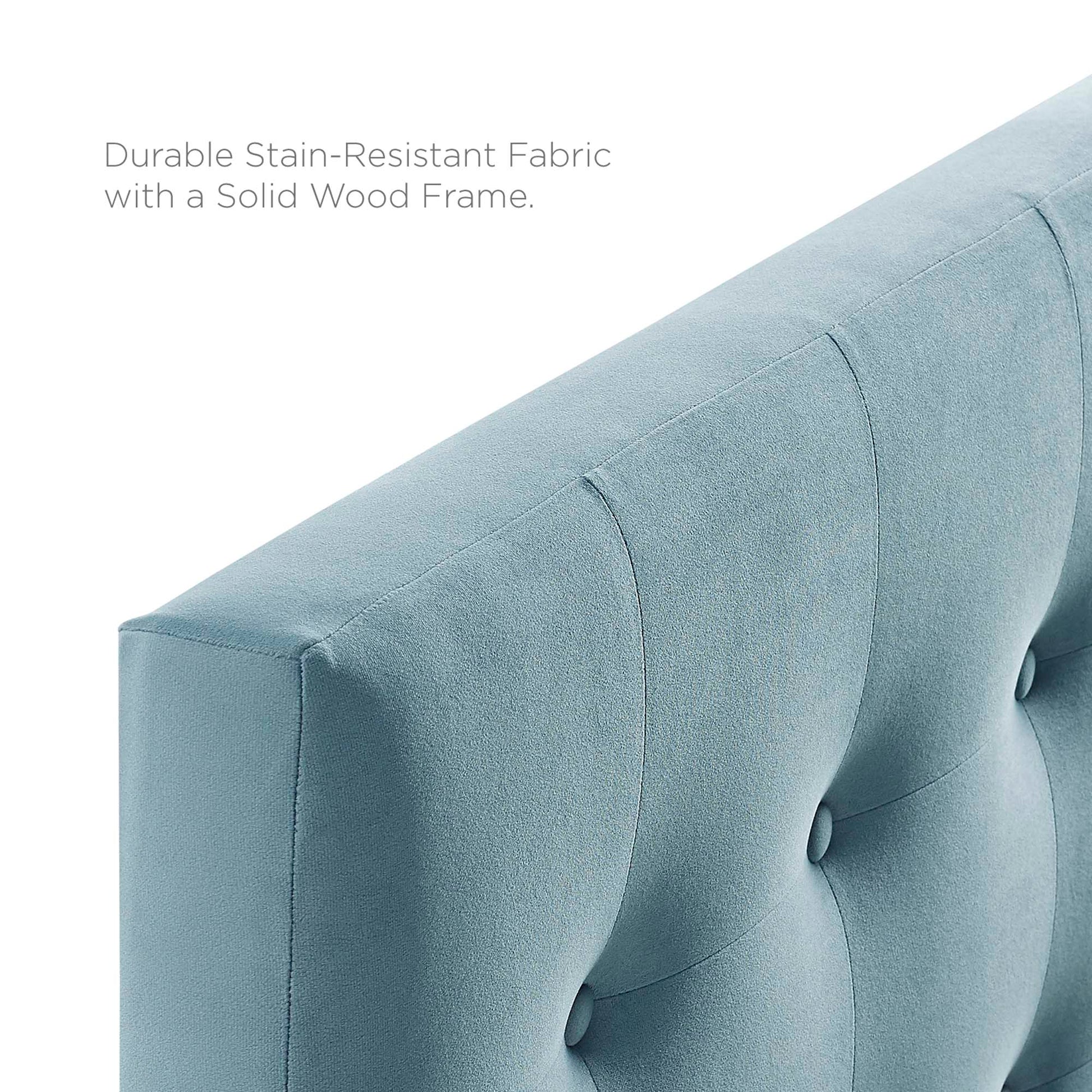 Emily Biscuit Tufted Performance Velvet Queen Headboard by Modway - Best Buy Furniture