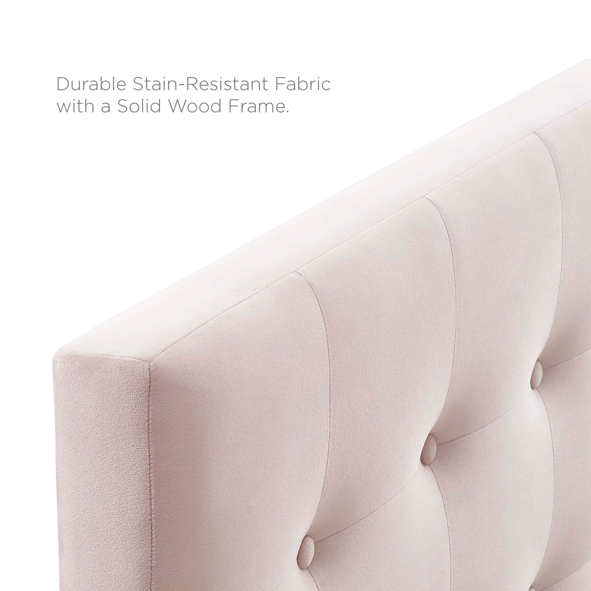 Emily Biscuit Tufted Performance Velvet Queen Headboard by Modway - Best Buy Furniture