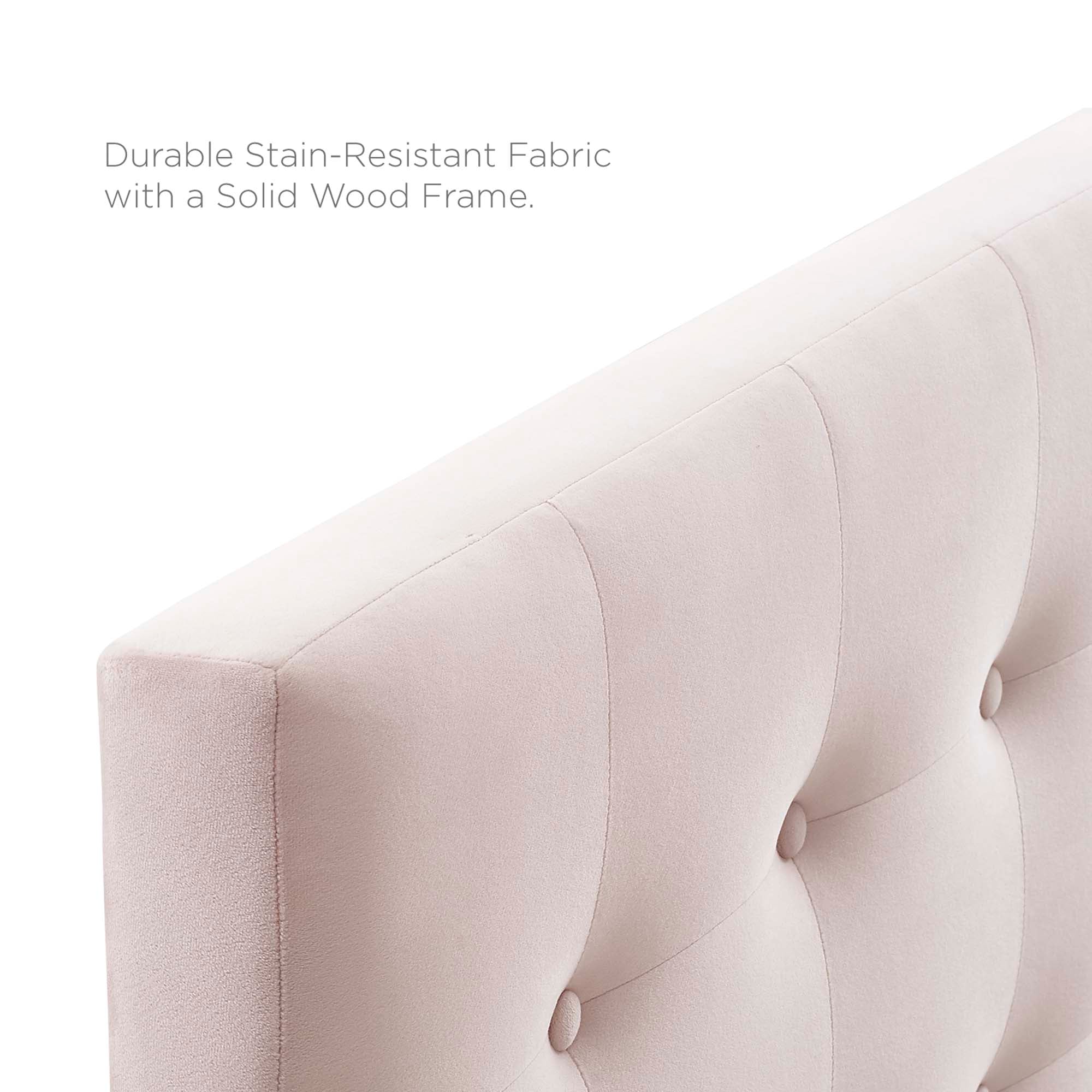 Emily Biscuit Tufted Performance Velvet Queen Headboard by Modway - Best Buy Furniture