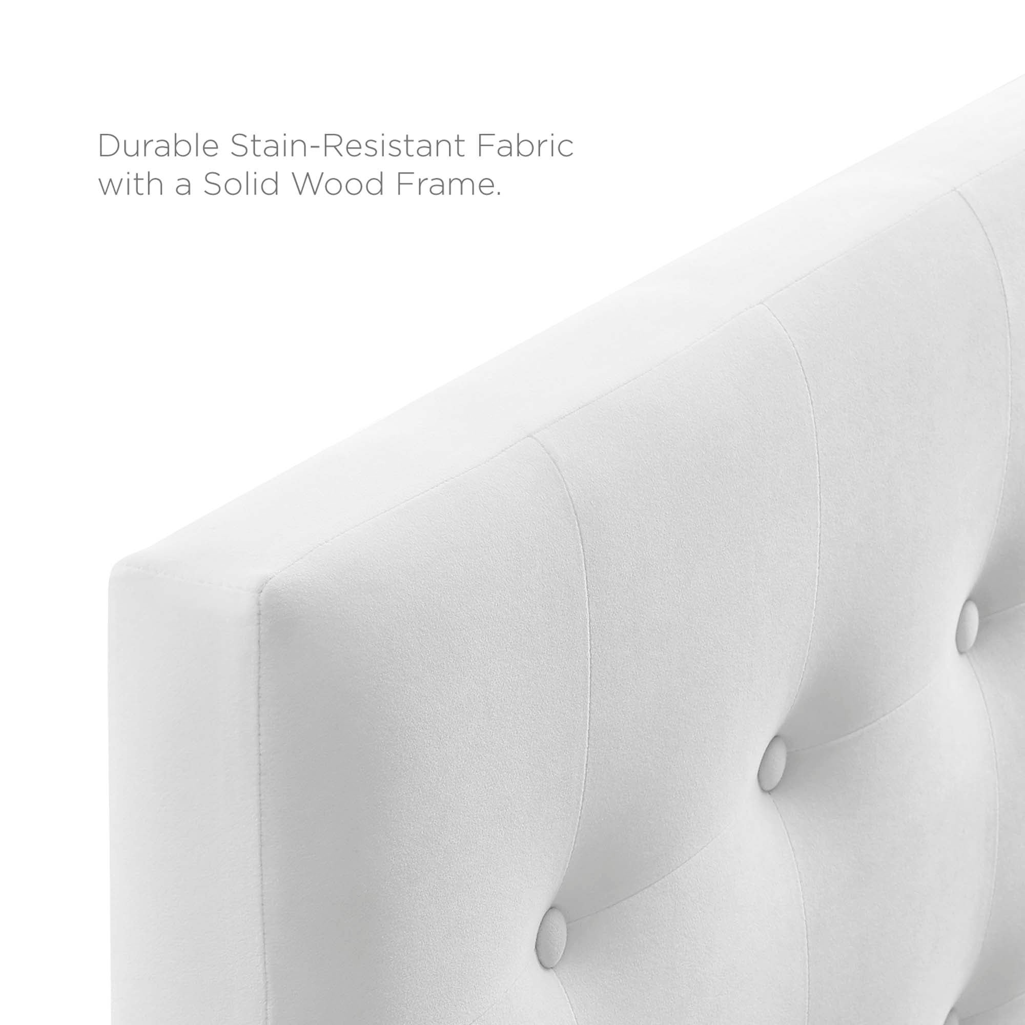 Emily Biscuit Tufted Performance Velvet Queen Headboard by Modway - Best Buy Furniture