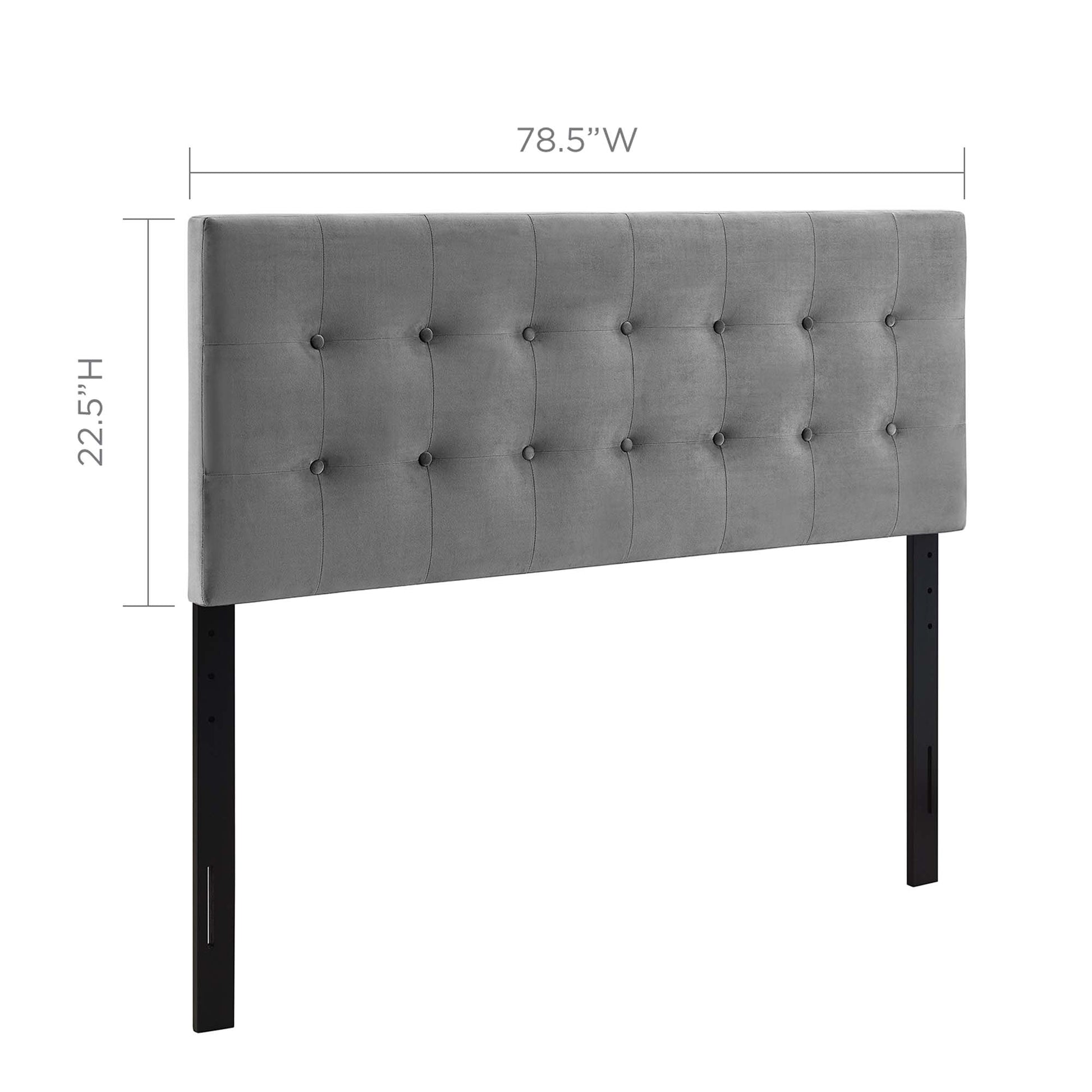 Emily Biscuit Tufted Performance Velvet King Headboard by Modway - Best Buy Furniture