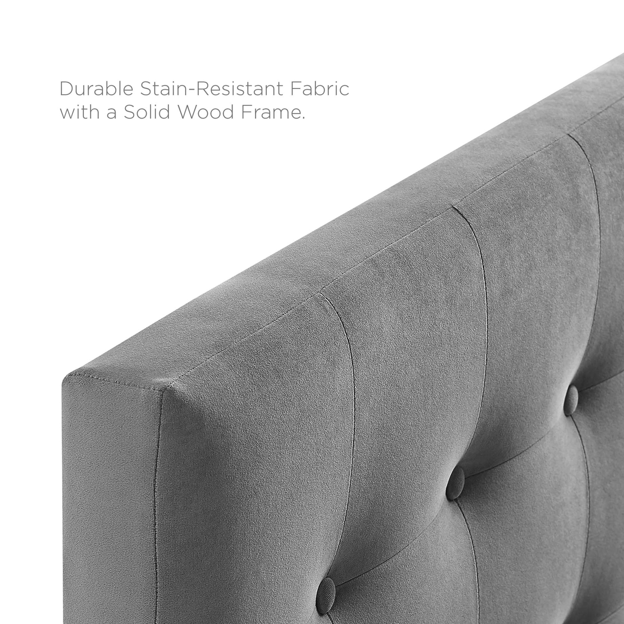 Emily Biscuit Tufted Performance Velvet King Headboard by Modway - Best Buy Furniture