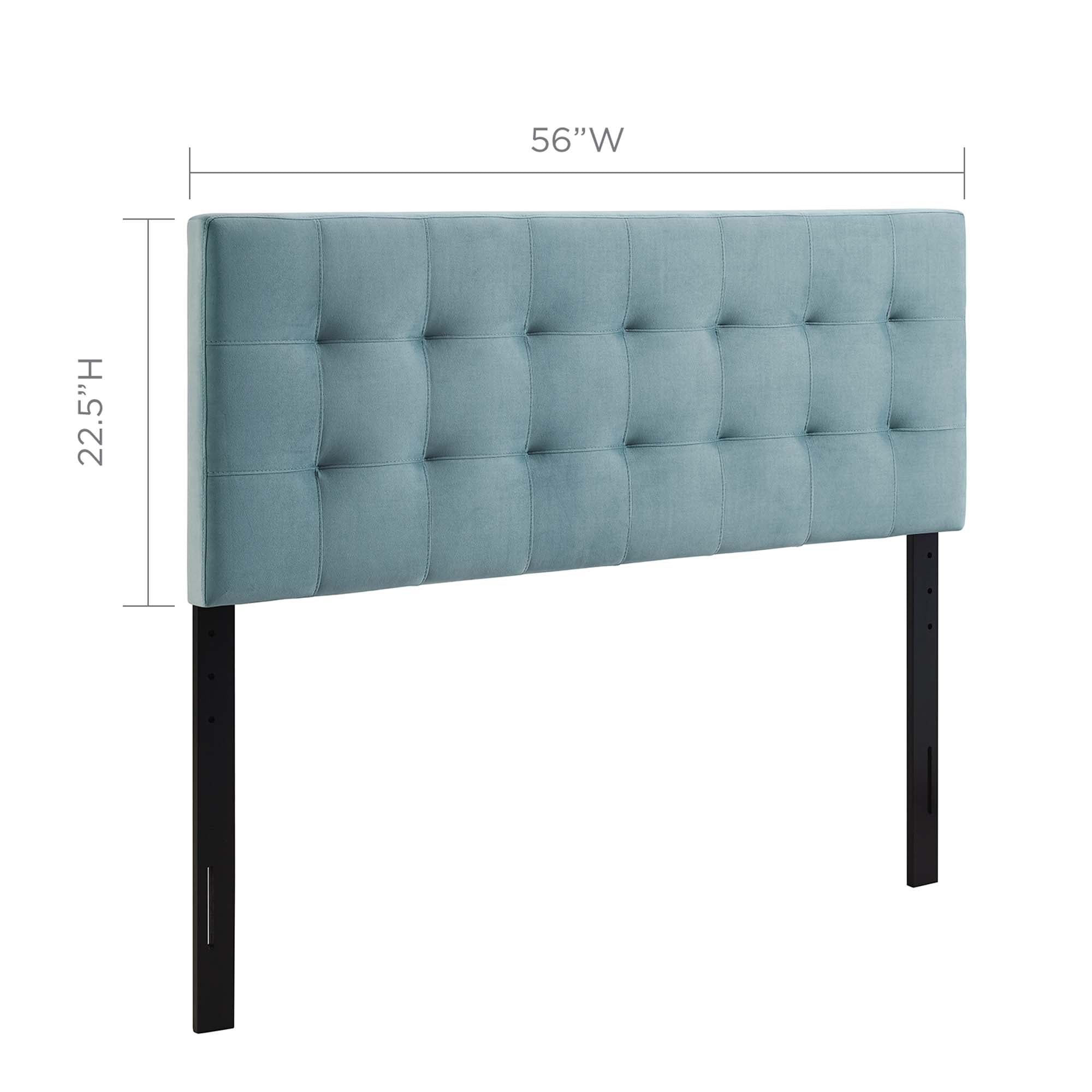 Lily Biscuit Tufted Performance Velvet Full Headboard by Modway - Best Buy Furniture