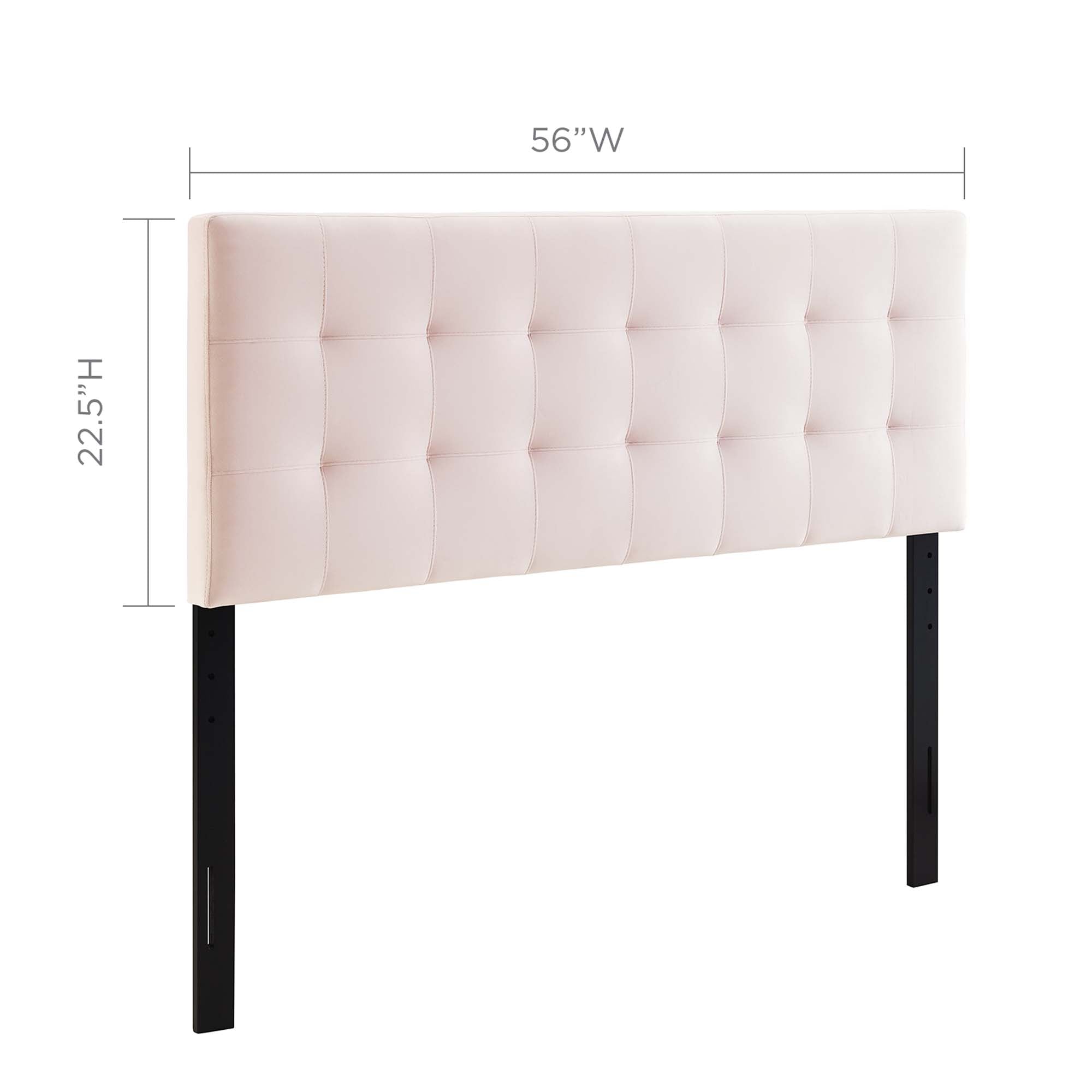 Lily Biscuit Tufted Performance Velvet Full Headboard by Modway - Best Buy Furniture