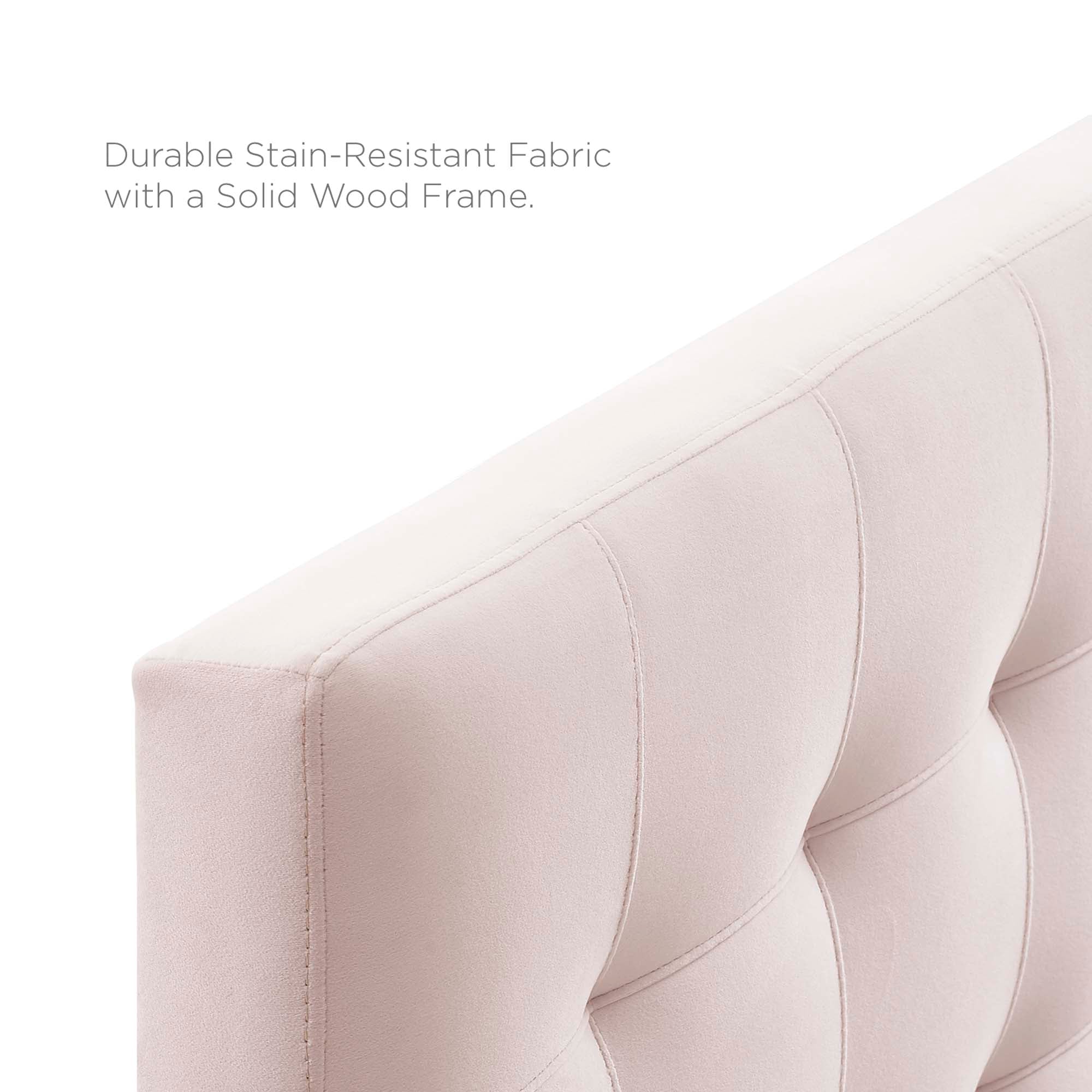 Lily Biscuit Tufted Performance Velvet Full Headboard by Modway - Best Buy Furniture