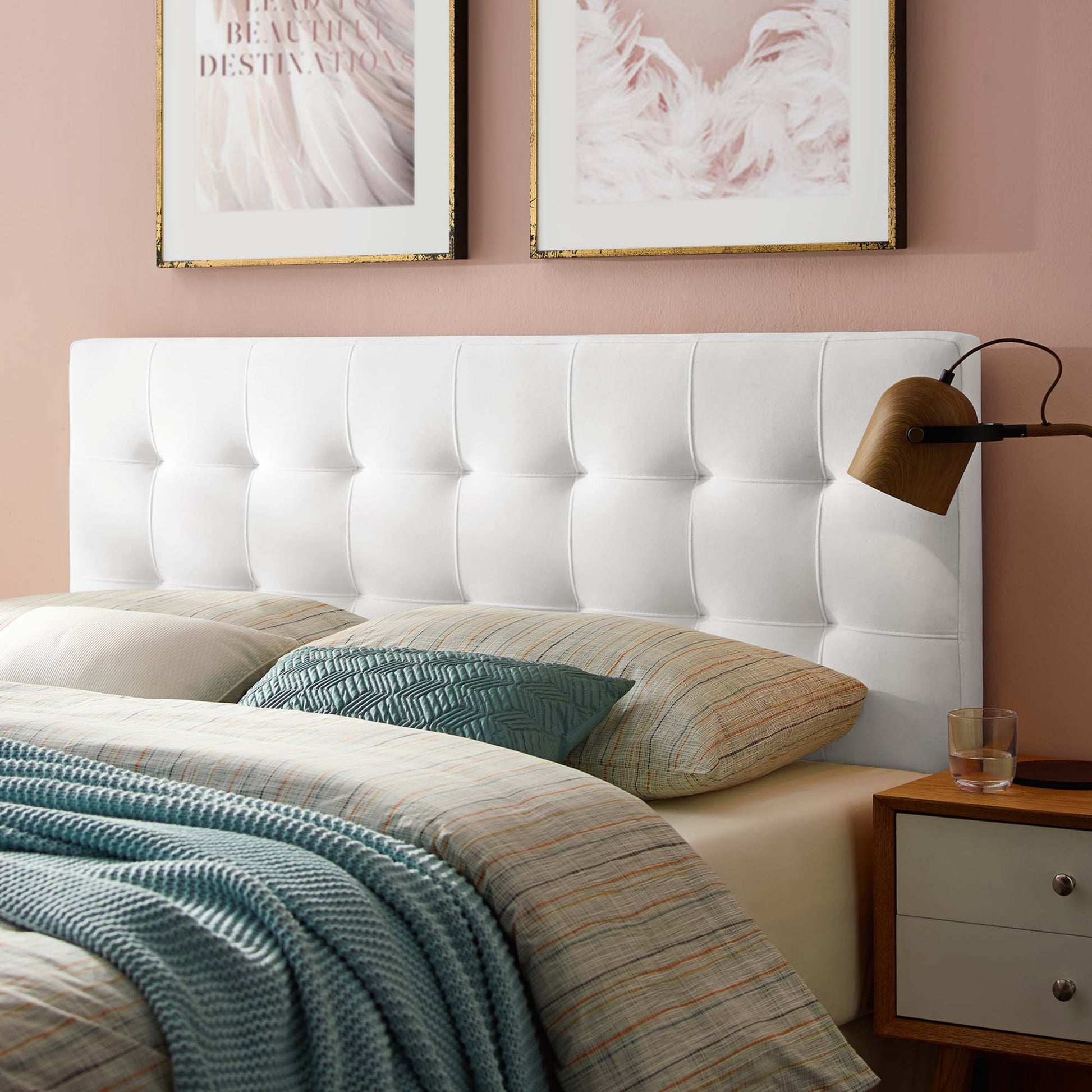 Lily Biscuit Tufted Performance Velvet Full Headboard by Modway - Best Buy Furniture