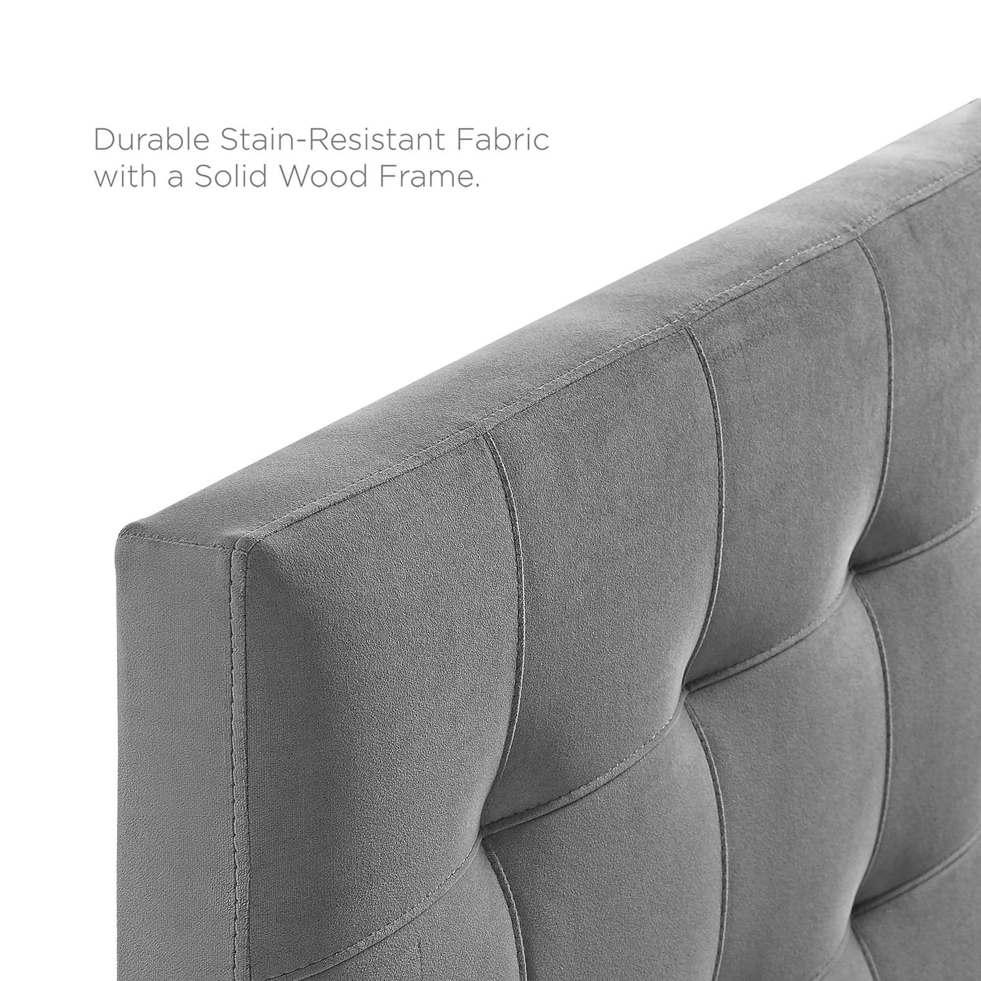 Lily Biscuit Tufted Performance Velvet King Headboard by Modway - Best Buy Furniture