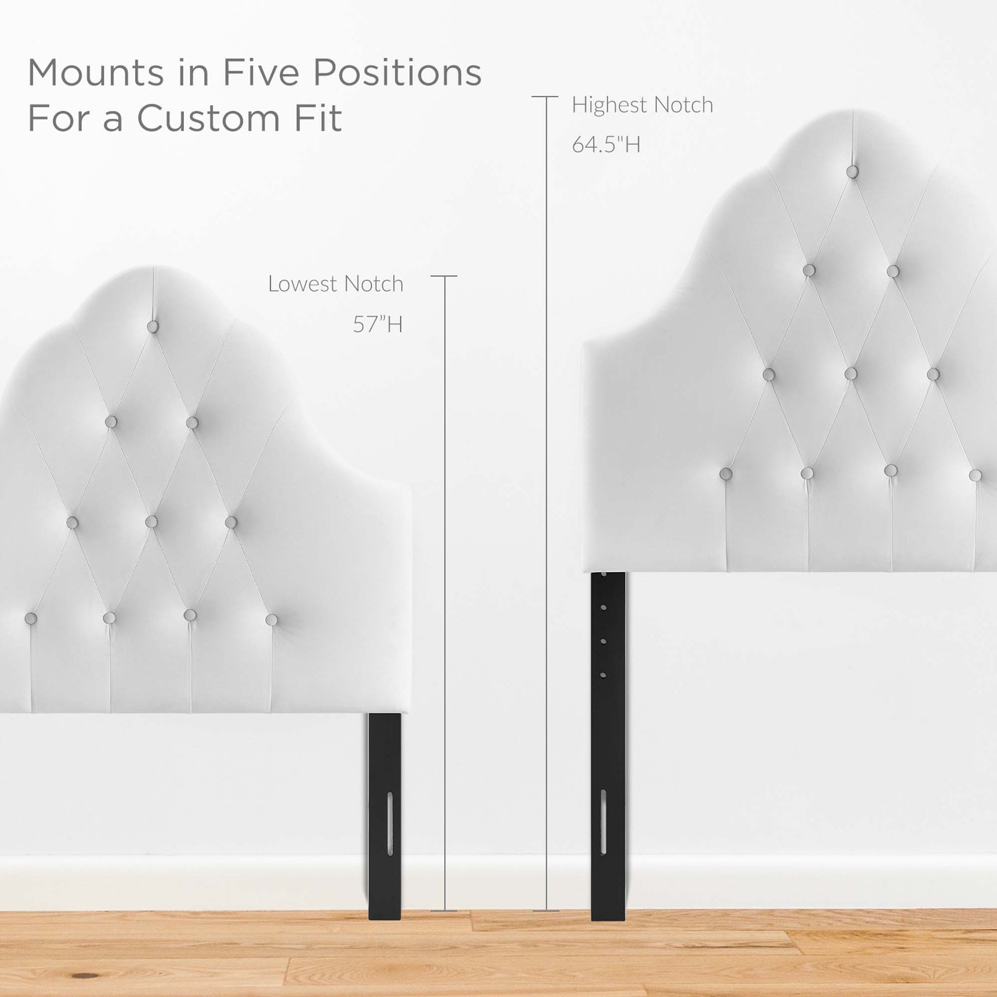 Sovereign Diamond Tufted Performance Velvet Twin Headboard by Modway - Best Buy Furniture