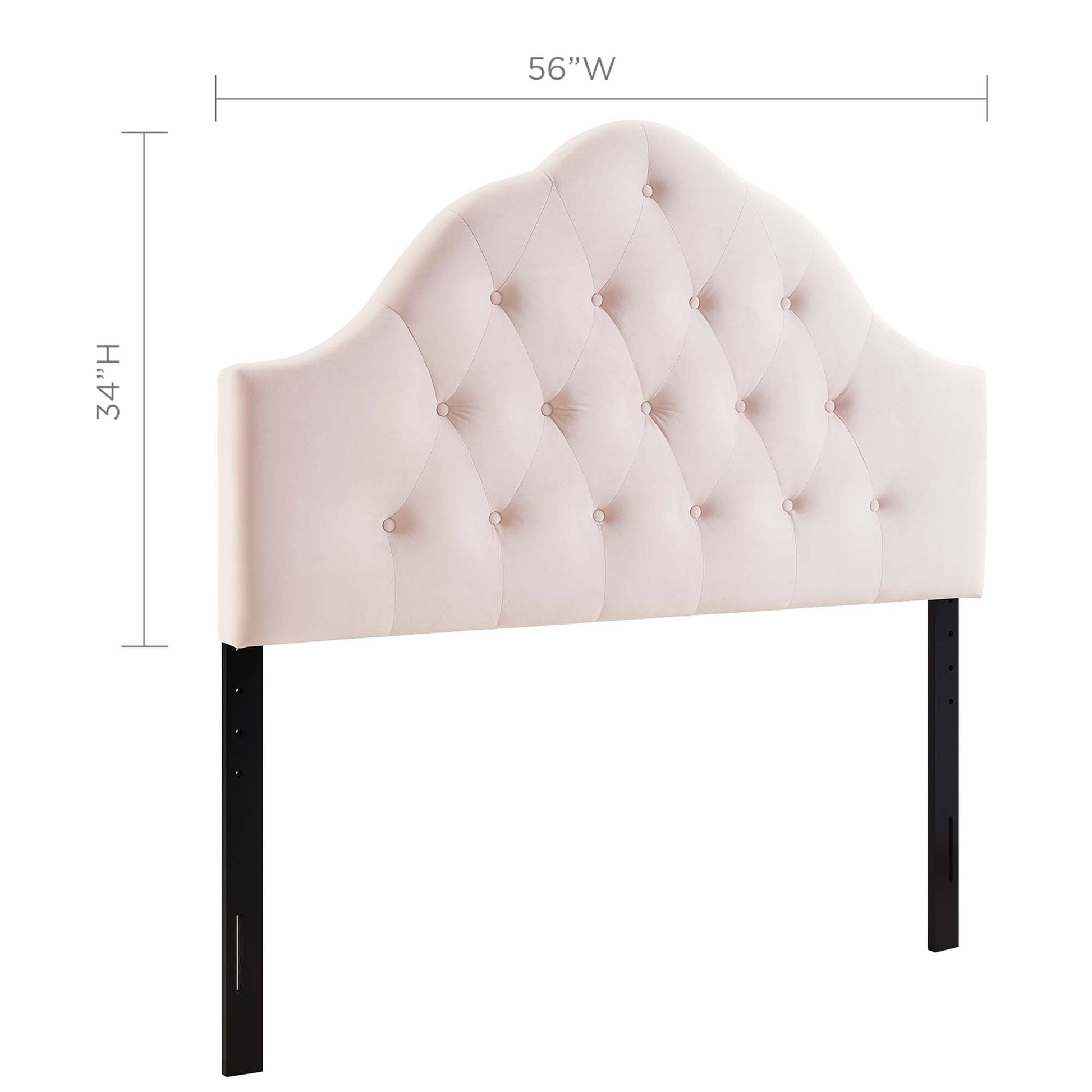 Sovereign Diamond Tufted Performance Velvet Full Headboard by Modway - Best Buy Furniture