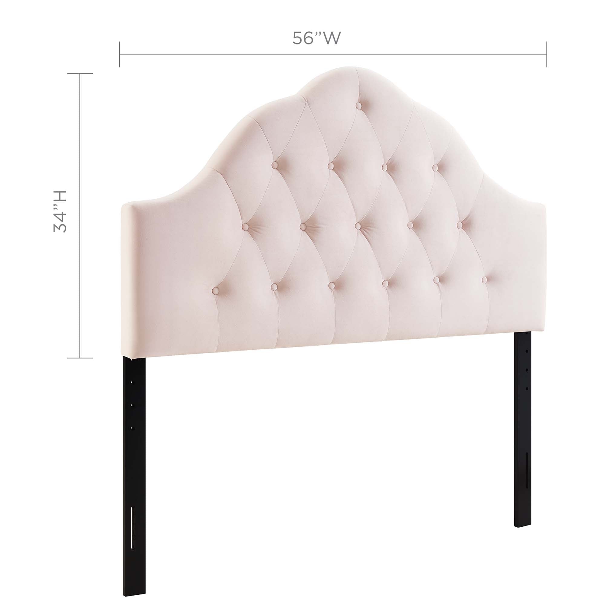 Sovereign Diamond Tufted Performance Velvet Full Headboard by Modway - Best Buy Furniture