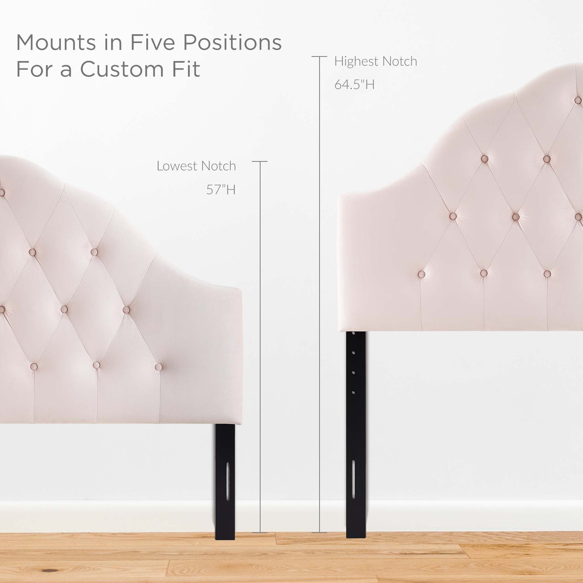 Sovereign Diamond Tufted Performance Velvet Full Headboard by Modway - Best Buy Furniture