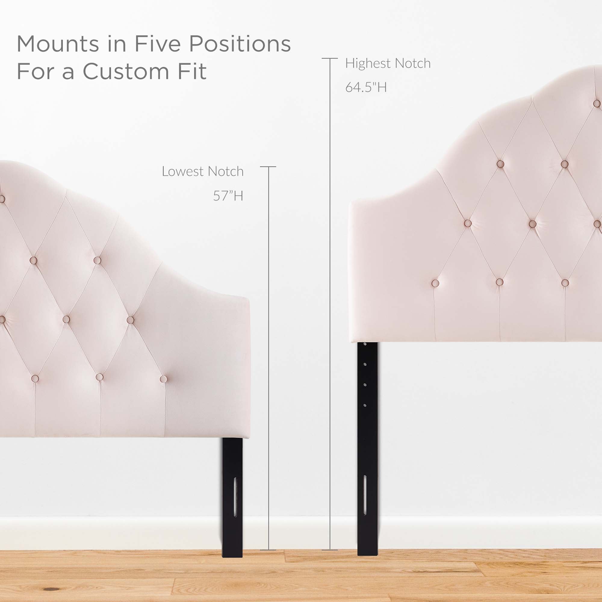 Sovereign Diamond Tufted Performance Velvet Full Headboard by Modway - Best Buy Furniture