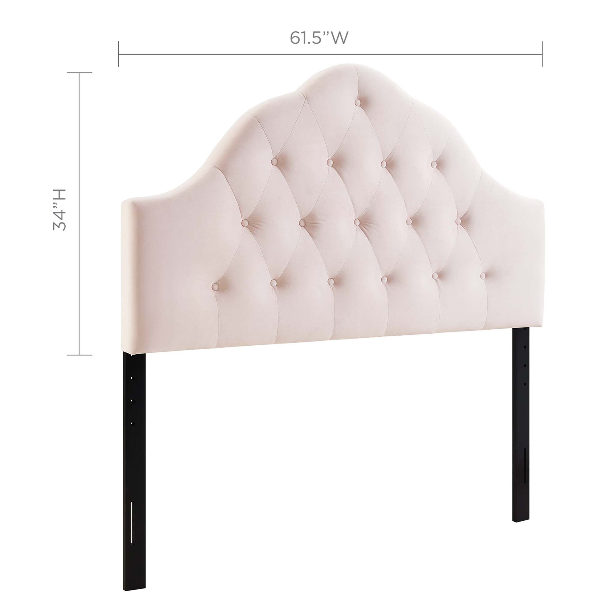 Sovereign Diamond Tufted Performance Velvet Queen Headboard by Modway - Best Buy Furniture