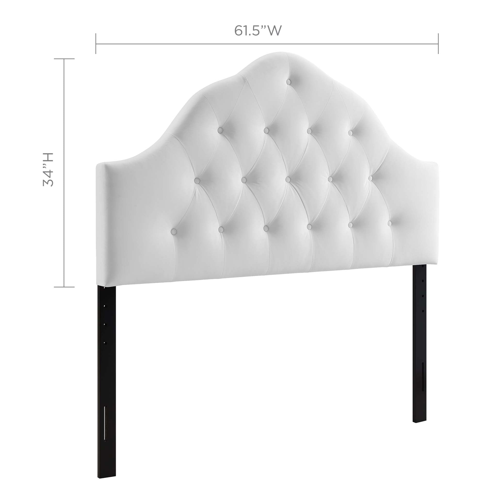 Sovereign Diamond Tufted Performance Velvet Queen Headboard by Modway - Best Buy Furniture