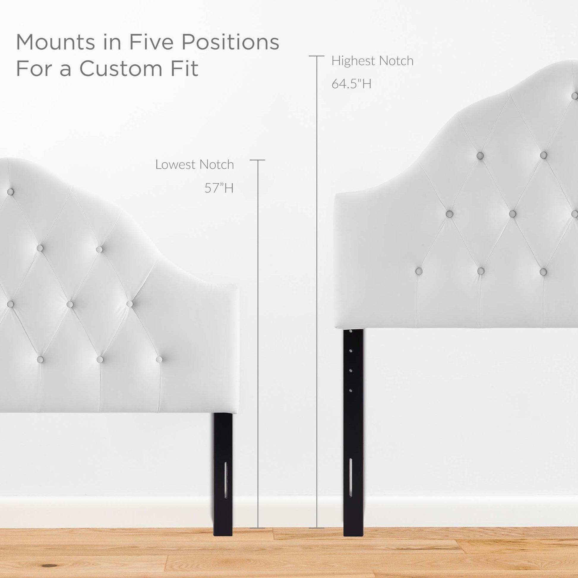 Sovereign Diamond Tufted Performance Velvet Queen Headboard by Modway - Best Buy Furniture