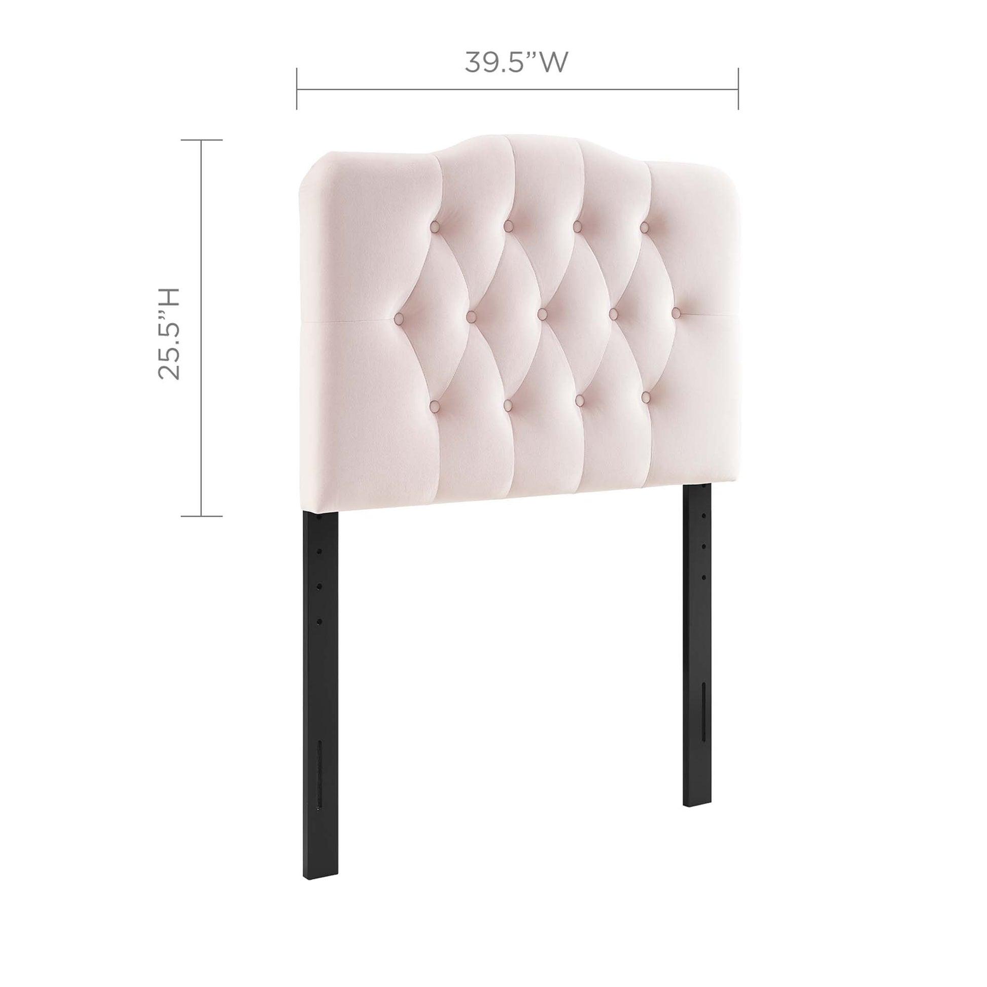 Annabel Diamond Tufted Performance Velvet Twin Headboard by Modway - Best Buy Furniture