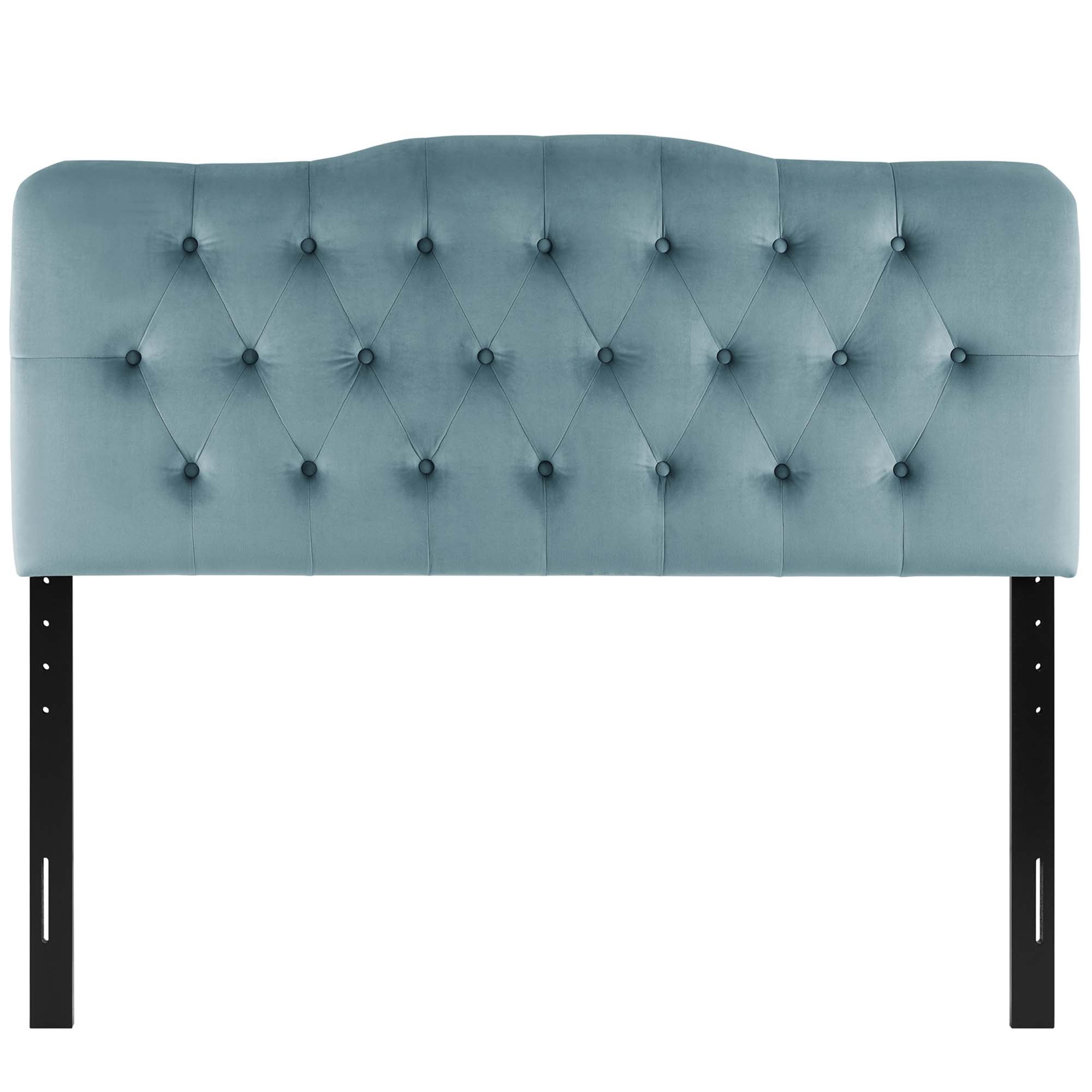 Annabel Diamond Tufted Performance Velvet Full Headboard by Modway - Best Buy Furniture