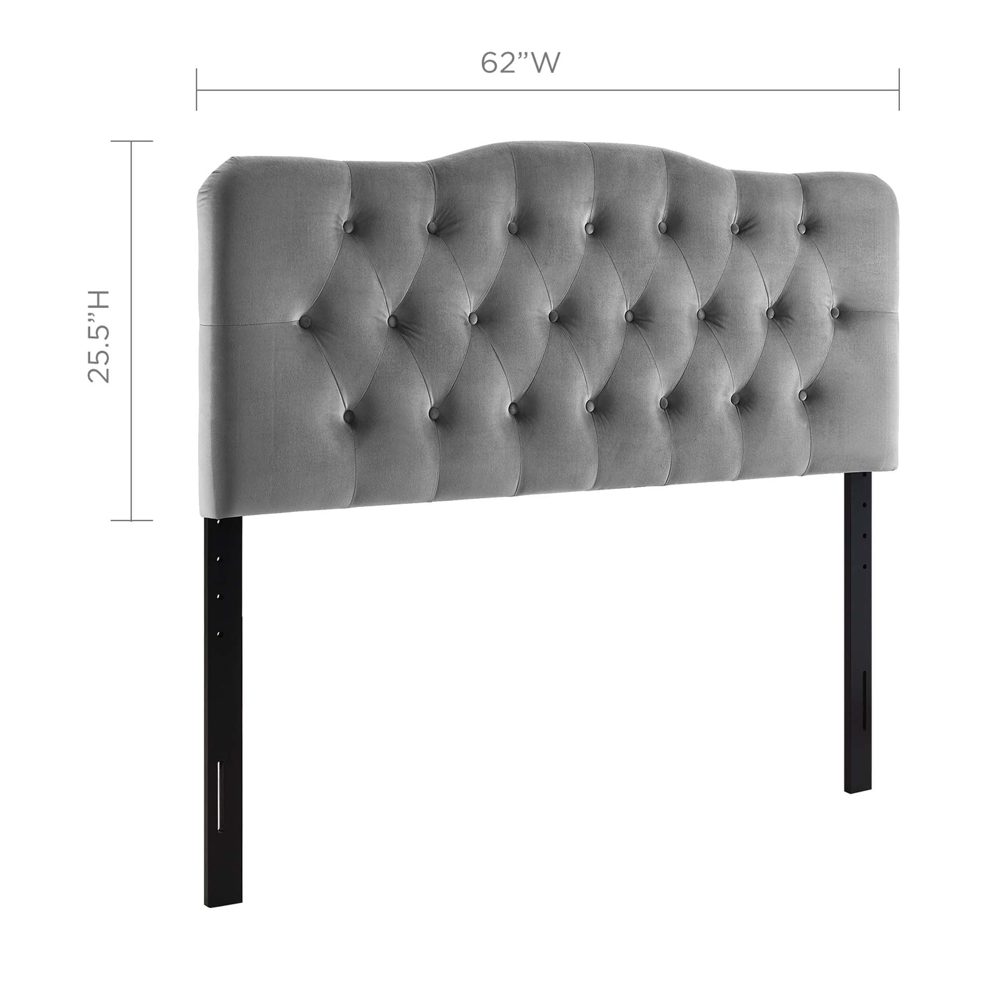 Annabel Diamond Tufted Performance Velvet Queen Headboard by Modway - Best Buy Furniture