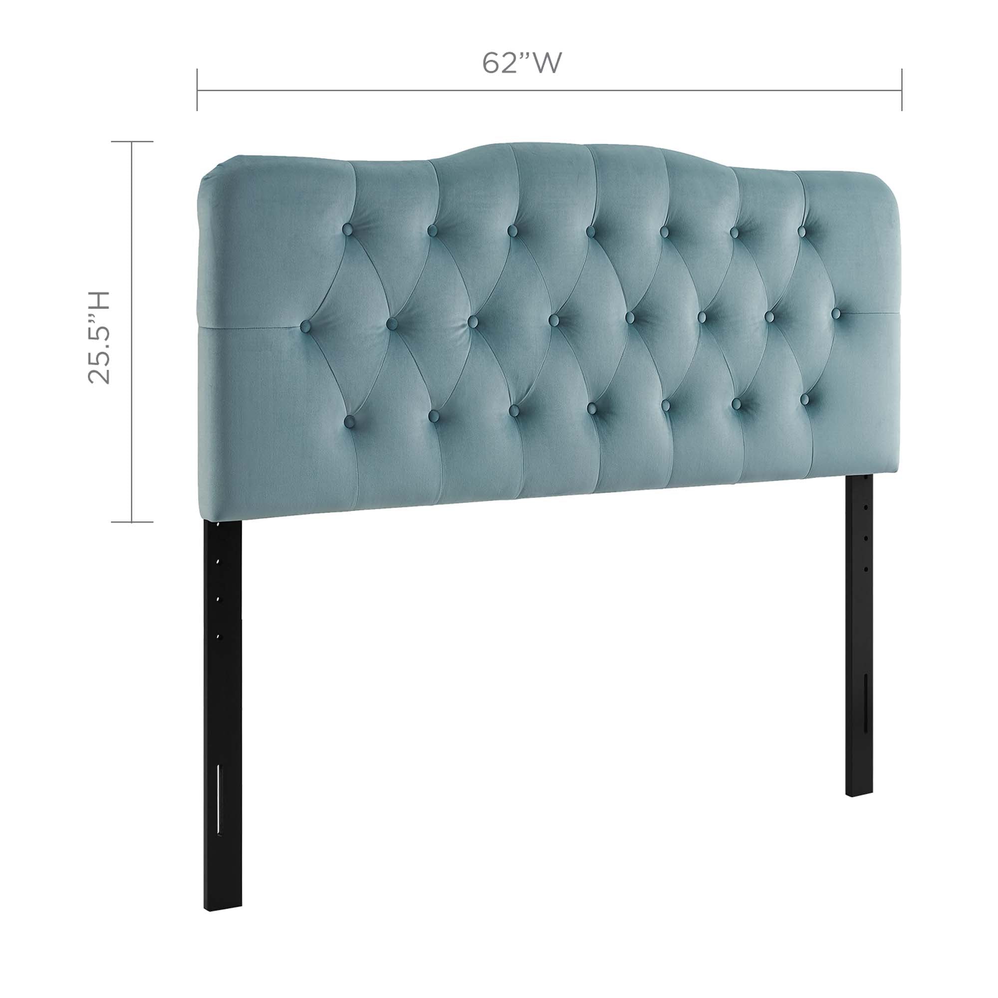 Annabel Diamond Tufted Performance Velvet Queen Headboard by Modway - Best Buy Furniture