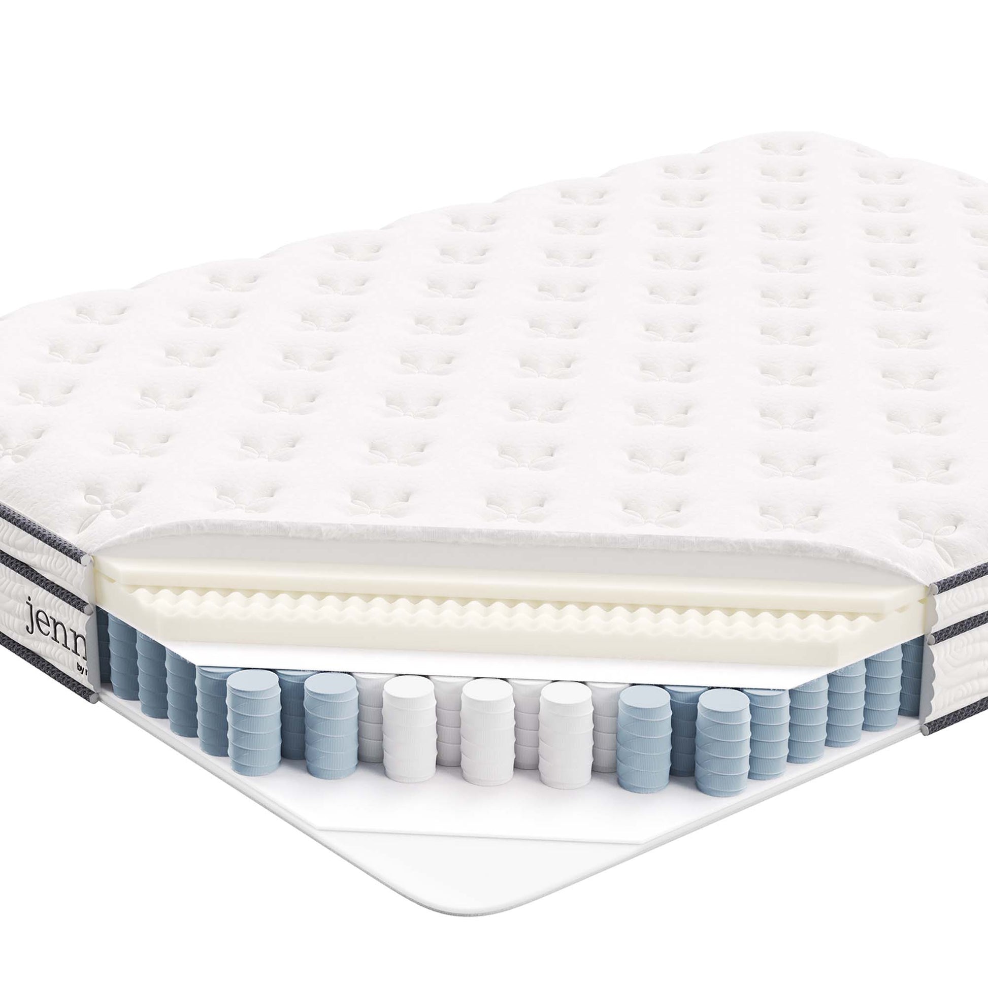 Jenna 8" Innerspring and Foam Queen Mattress by Modway - Best Buy Furniture